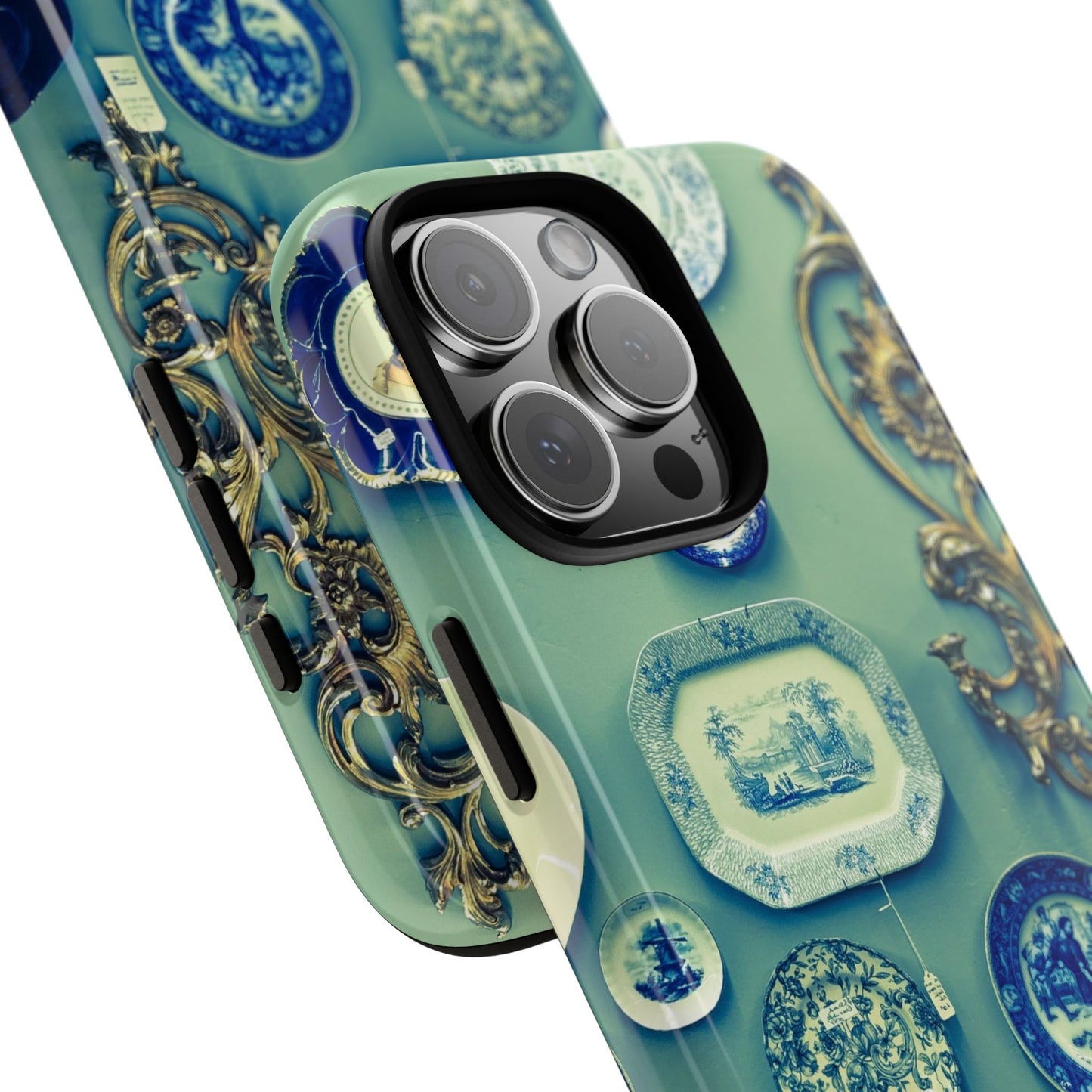 Antique Store Stairwell Phone Case--Vintage Gallery Wall Tough Case