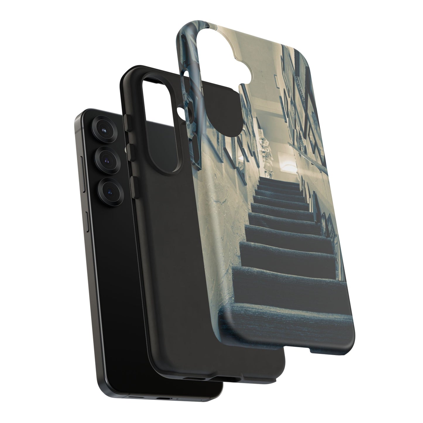 Vintage Boutique Stairway Tough Phone Case, Antique Shop Art Cover for iPhone, Samsung & Google Pixel