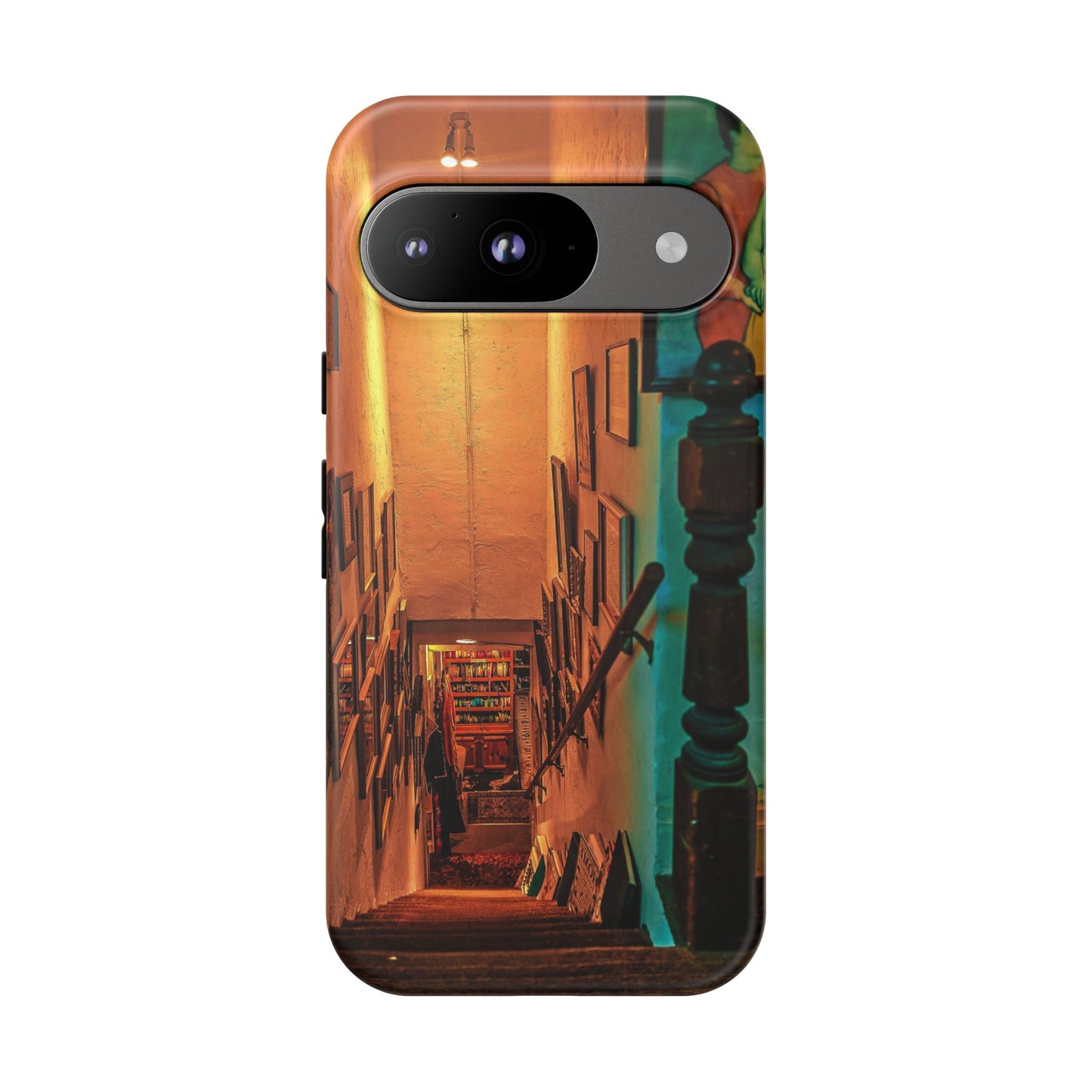 Vintage Gallery Staircase Tough Phone Case--Antique Store Art Phone Cover