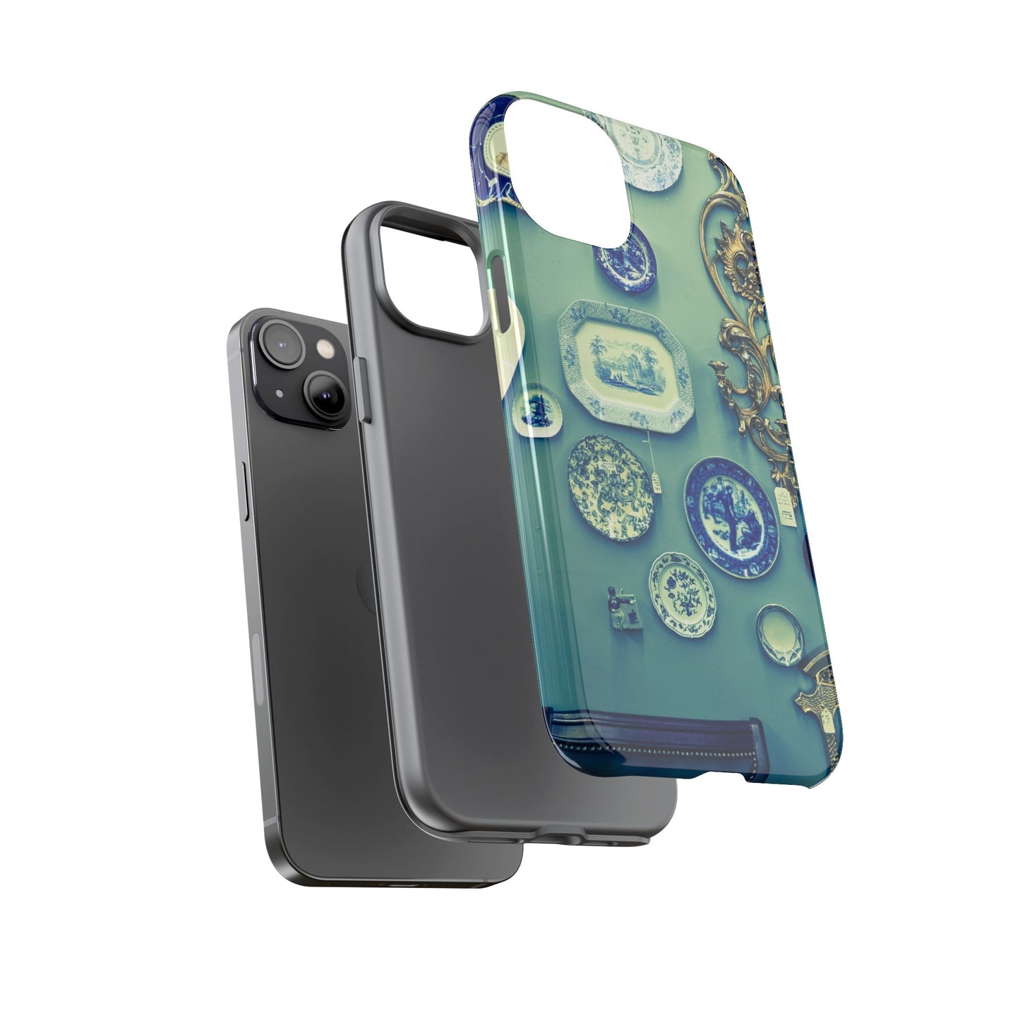 Antique Store Stairwell Phone Case--Vintage Gallery Wall Tough Case