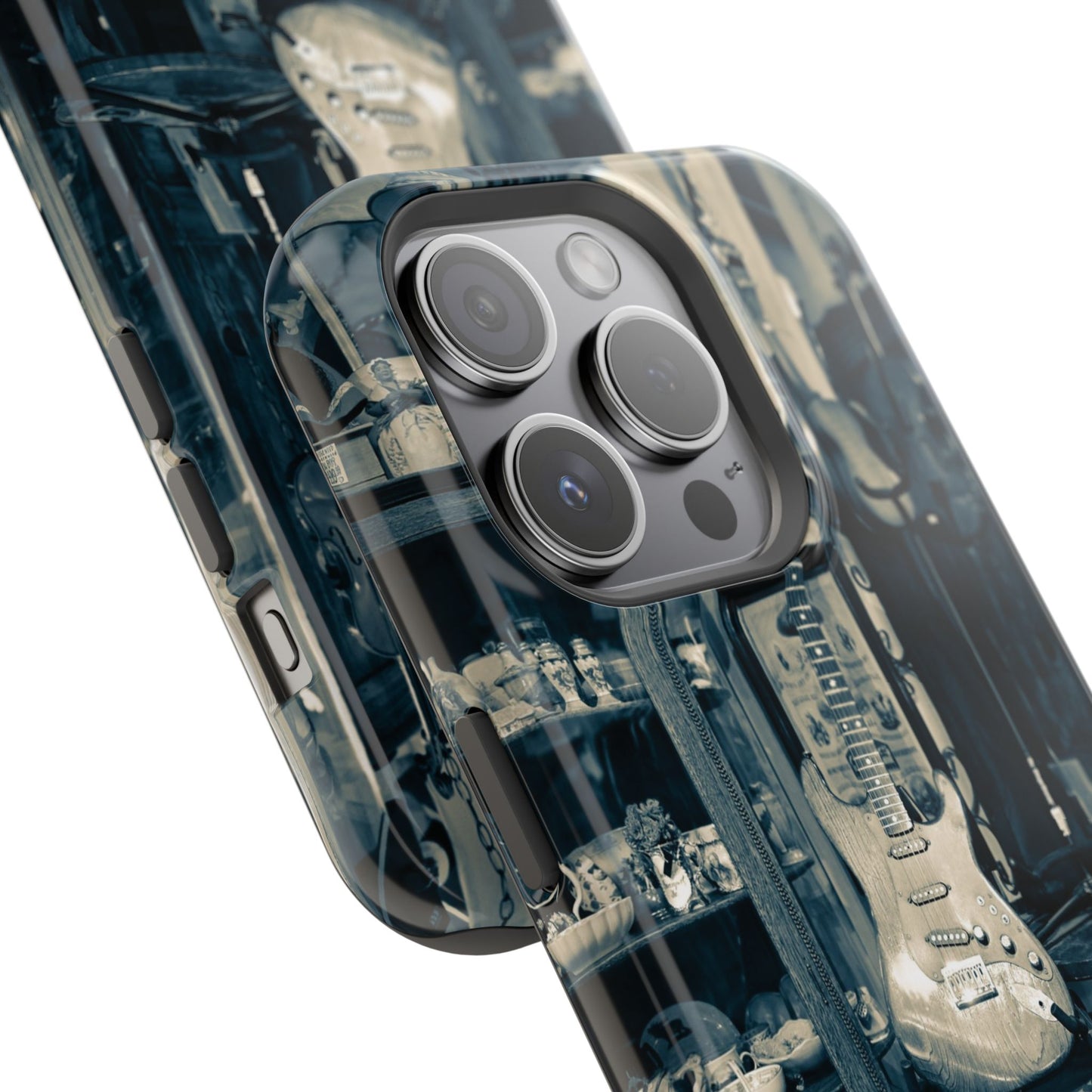 Vintage Electric Guitar Shop Phone Case | Magnetic Impact-Resistant Case