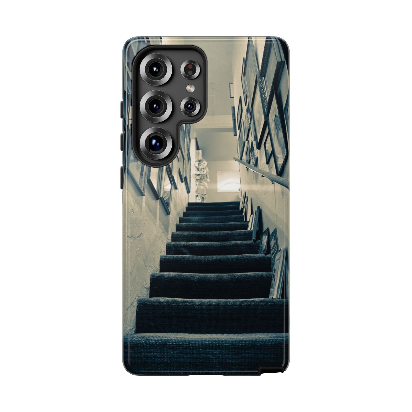 Vintage Boutique Stairway Tough Phone Case, Antique Shop Art Cover for iPhone, Samsung & Google Pixel