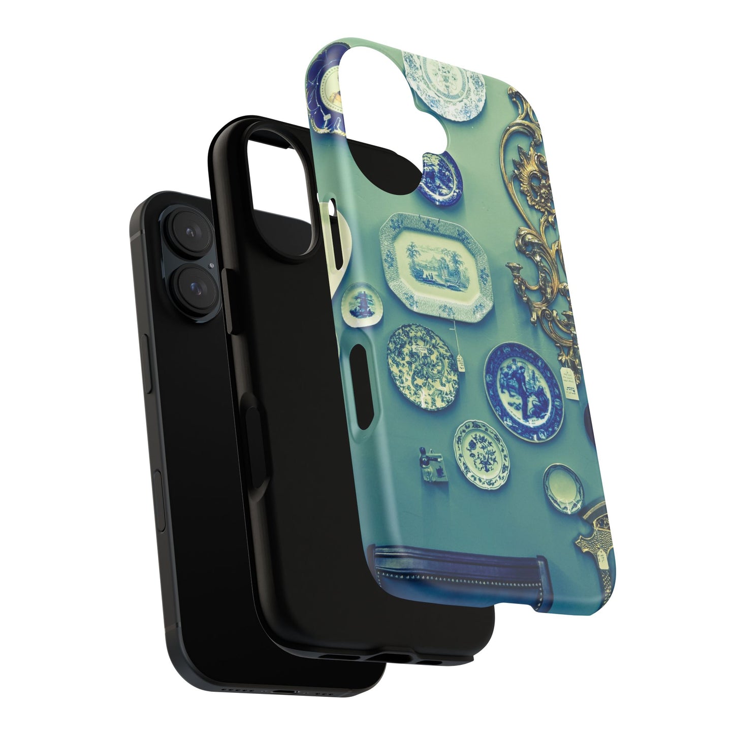 Antique Store Stairwell Phone Case--Vintage Gallery Wall Tough Case