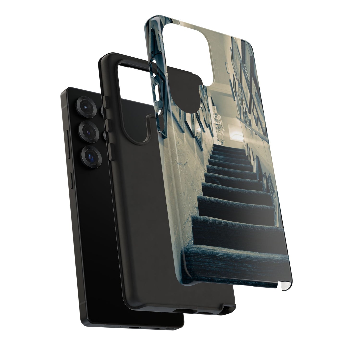 Vintage Boutique Stairway Tough Phone Case, Antique Shop Art Cover for iPhone, Samsung & Google Pixel