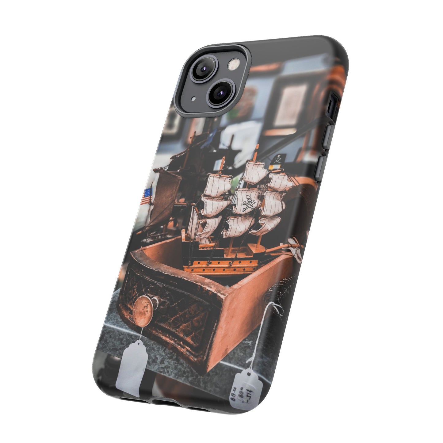 Vintage Ship-Inspired Phone Case, Nautical Design, Tough Phone Cover, Unique Gift for Sea Lovers, Perfect for Summer Adventures