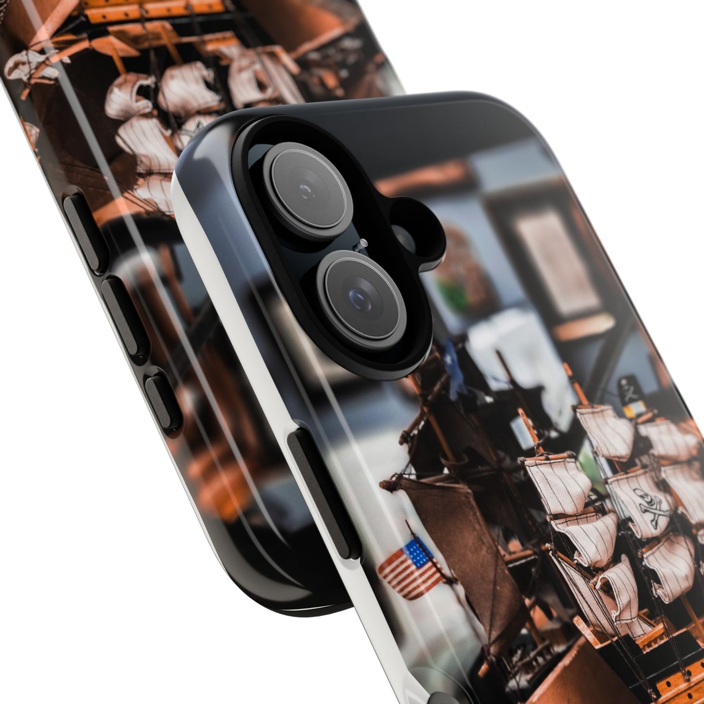 Vintage Ship-Inspired Phone Case, Nautical Design, Tough Phone Cover, Unique Gift for Sea Lovers, Perfect for Summer Adventures