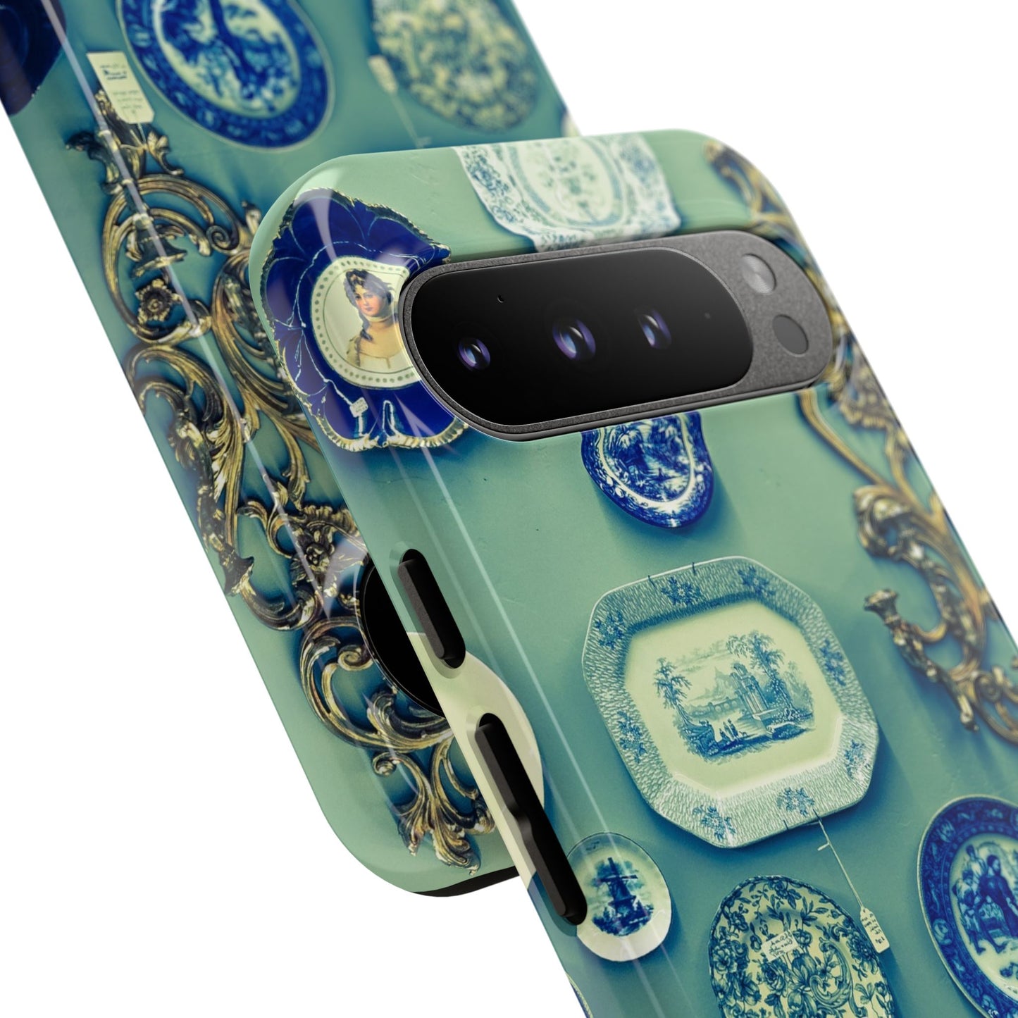 Antique Store Stairwell Phone Case--Vintage Gallery Wall Tough Case