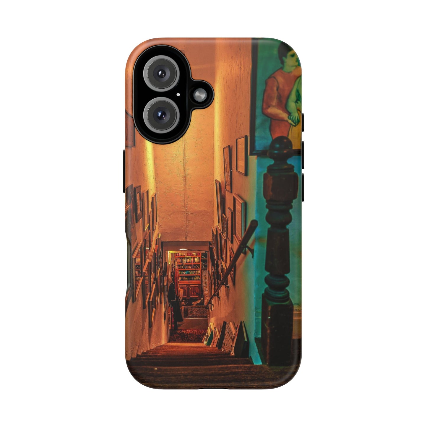 Vintage Gallery Staircase Tough Phone Case--Antique Store Art Phone Cover