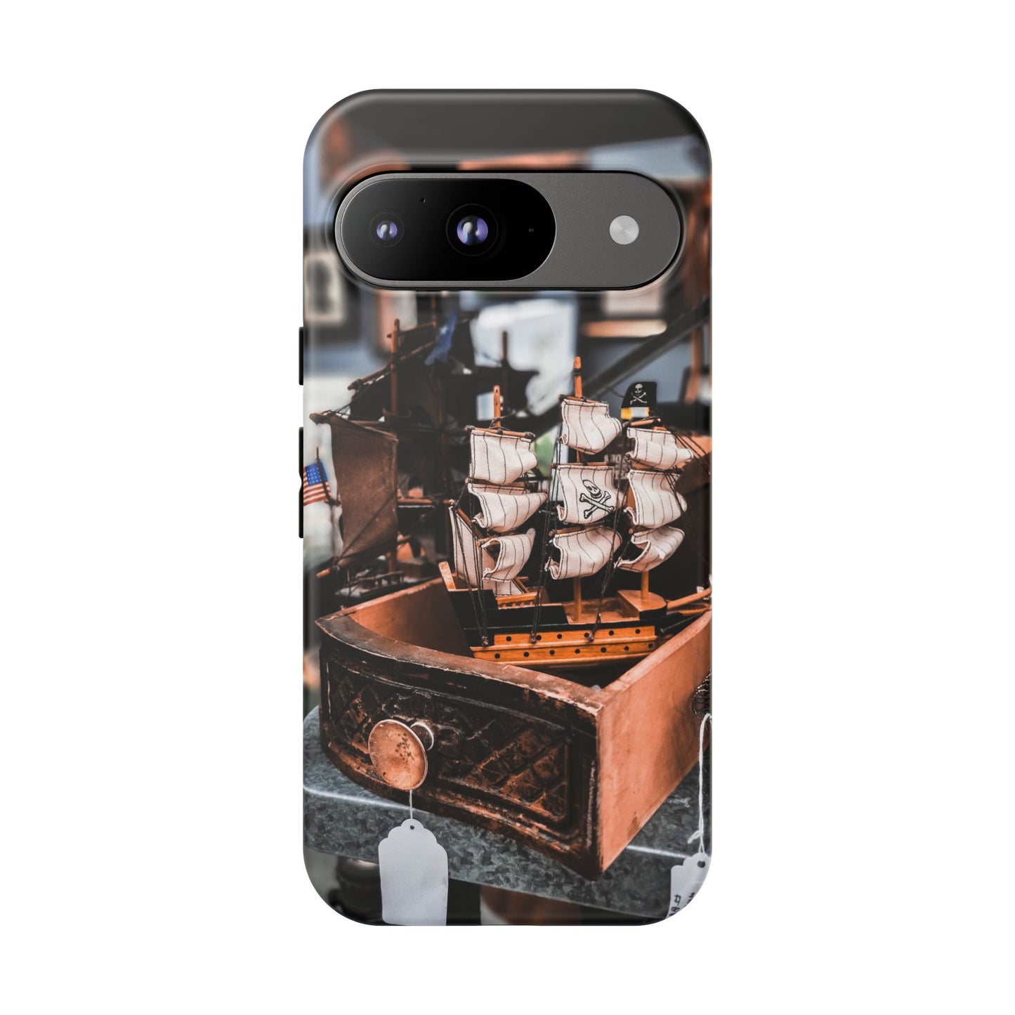 Vintage Ship-Inspired Phone Case, Nautical Design, Tough Phone Cover, Unique Gift for Sea Lovers, Perfect for Summer Adventures