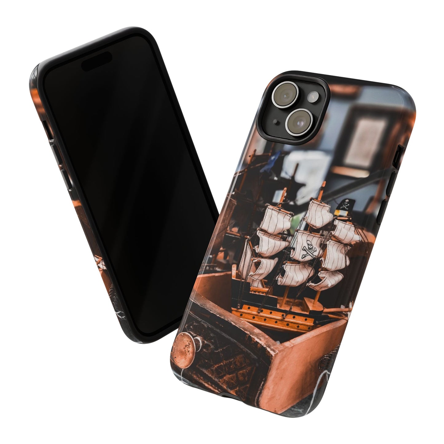 Vintage Ship-Inspired Phone Case, Nautical Design, Tough Phone Cover, Unique Gift for Sea Lovers, Perfect for Summer Adventures