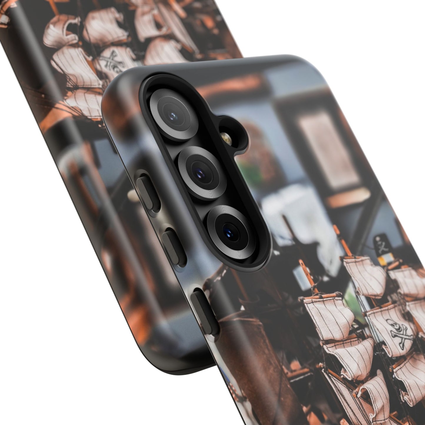 Vintage Ship-Inspired Phone Case, Nautical Design, Tough Phone Cover, Unique Gift for Sea Lovers, Perfect for Summer Adventures