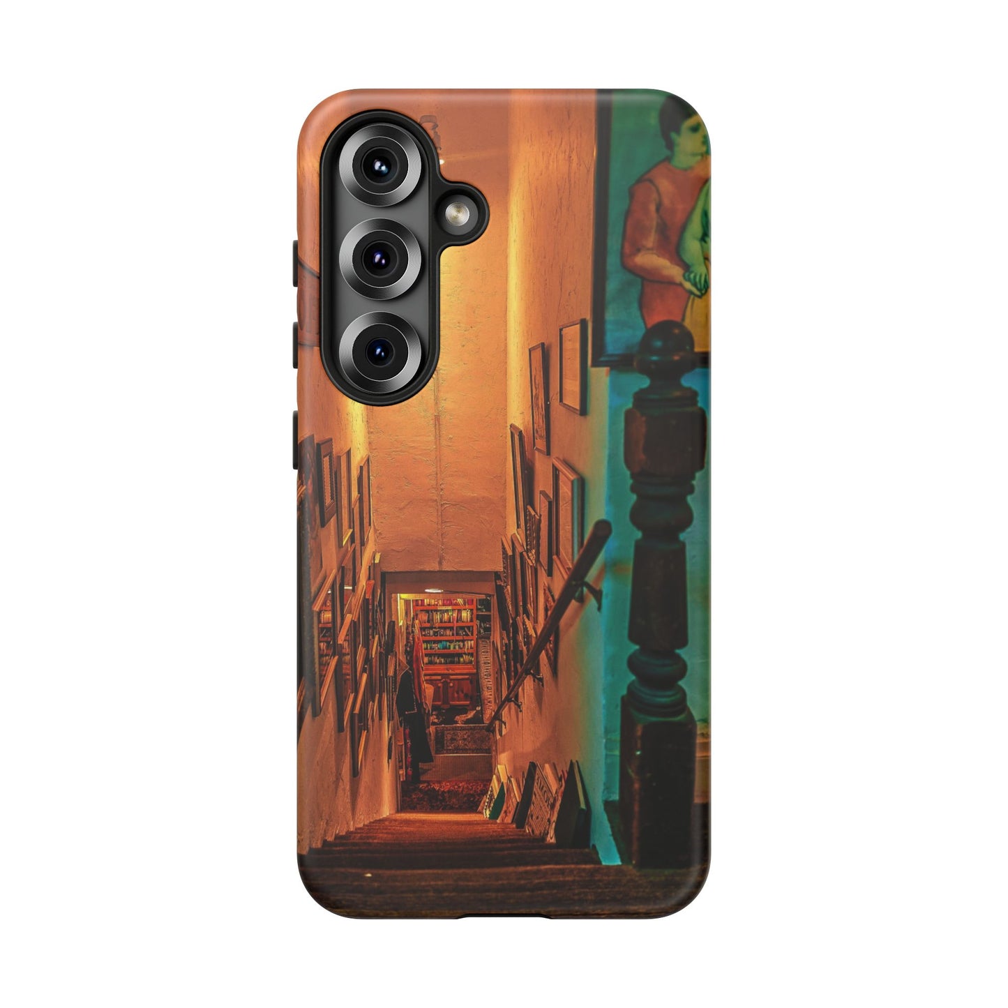 Vintage Gallery Staircase Tough Phone Case--Antique Store Art Phone Cover