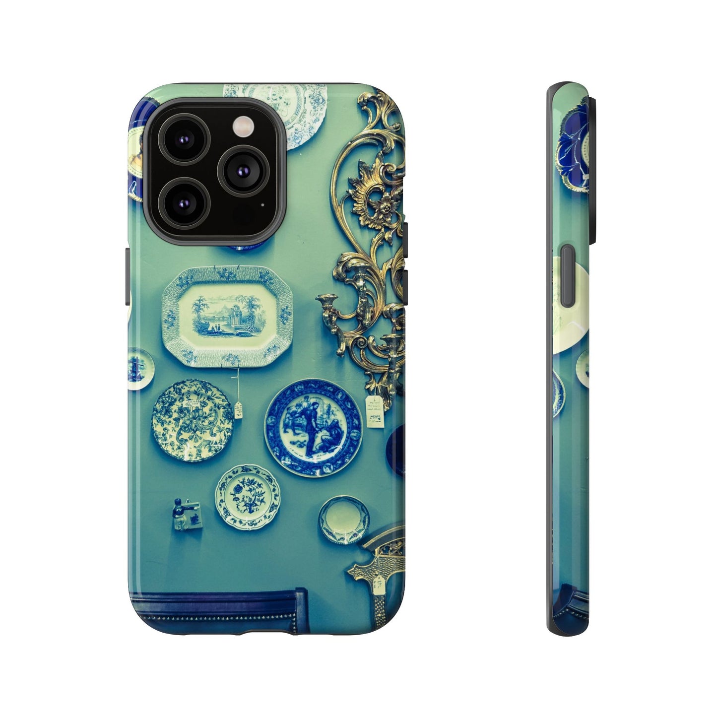 Antique Store Stairwell Phone Case--Vintage Gallery Wall Tough Case