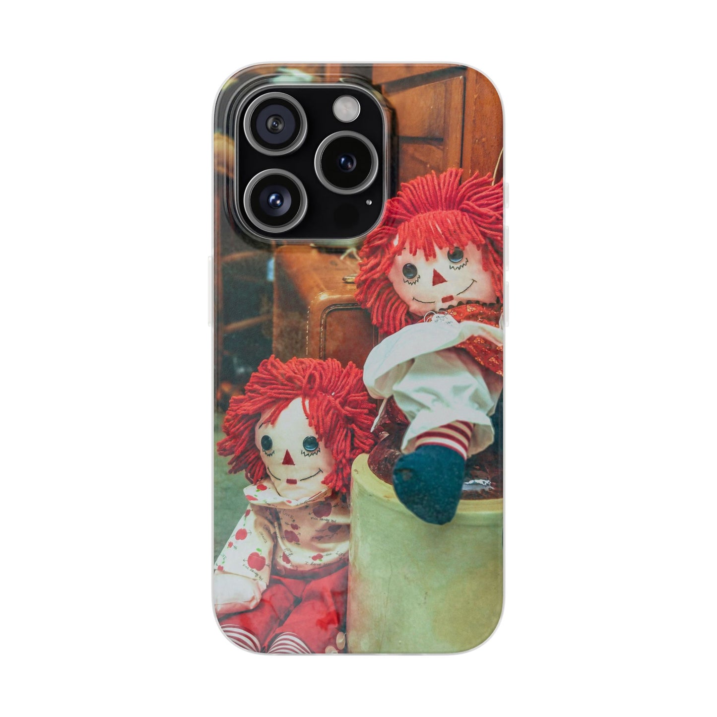 Vintage Doll Phone Cases, Cute Accessory, Gifts for Doll Lovers, Durable Flexi Covers, Fun Phone Protection