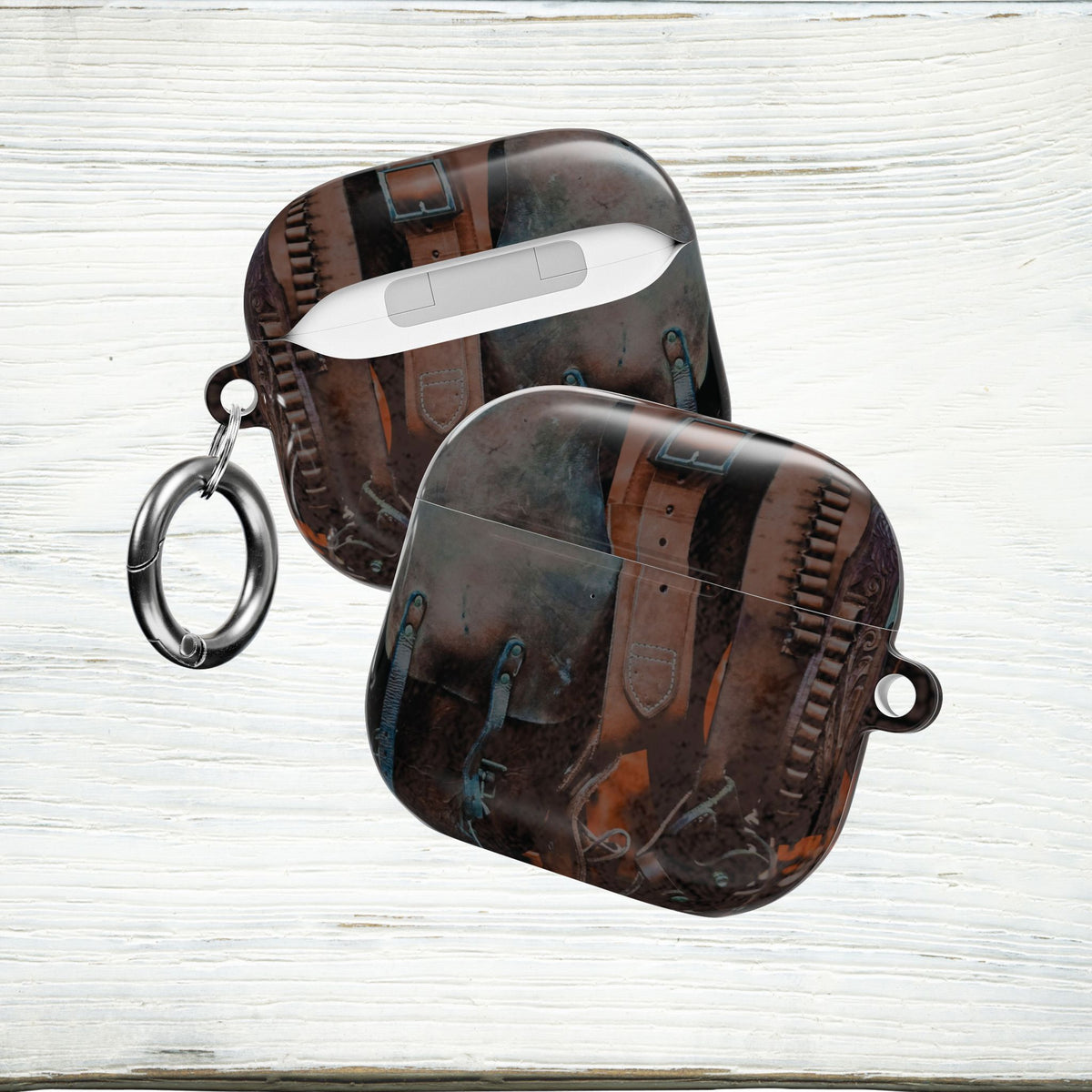 Vintage Western Leather-Look AirPods & AirPods Pro Case – Cowboy Protective Cover