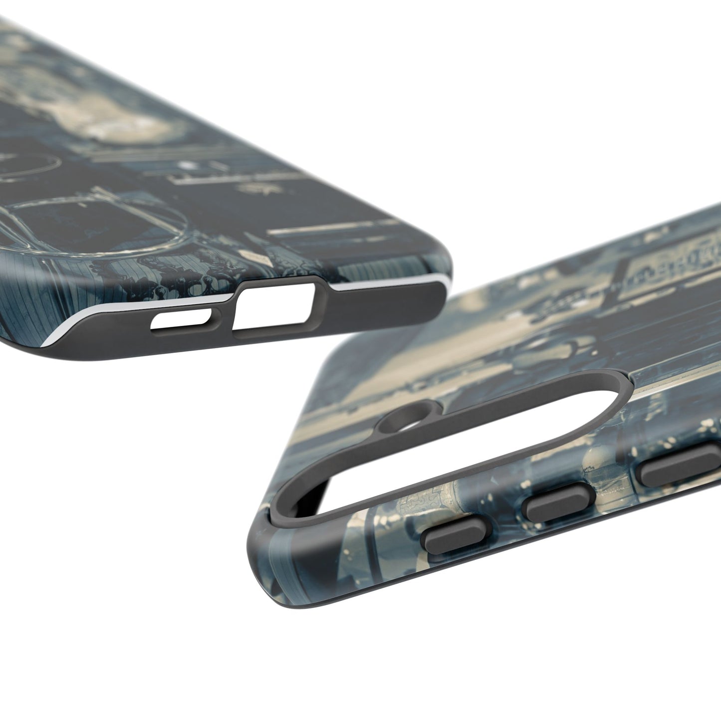Guitar Vintage Phone Case, Tough Cases, Music Lover Gift, Rock & Roll Accessories, Unique Guitar Artwork, Phone Protection