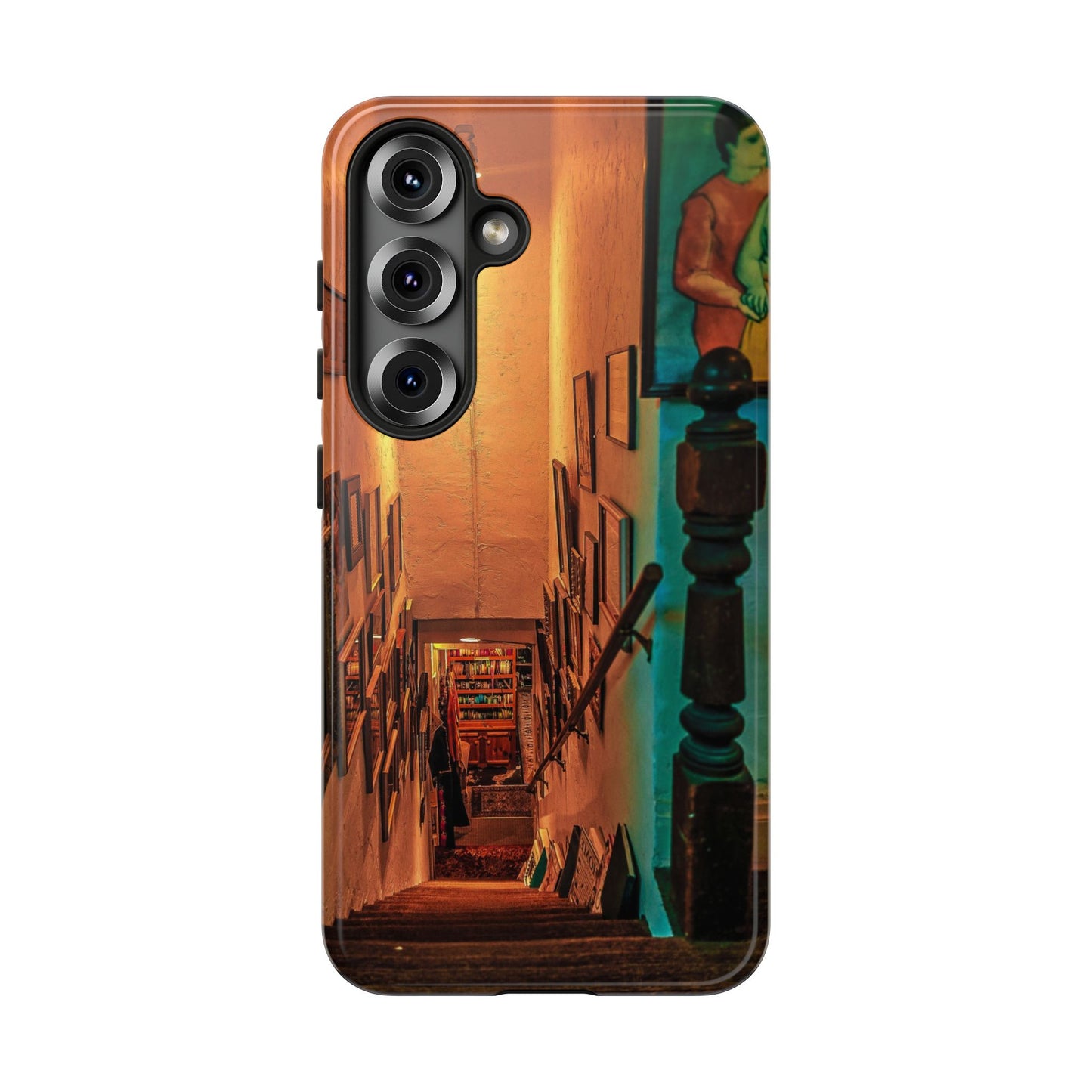 Vintage Gallery Staircase Tough Phone Case--Antique Store Art Phone Cover