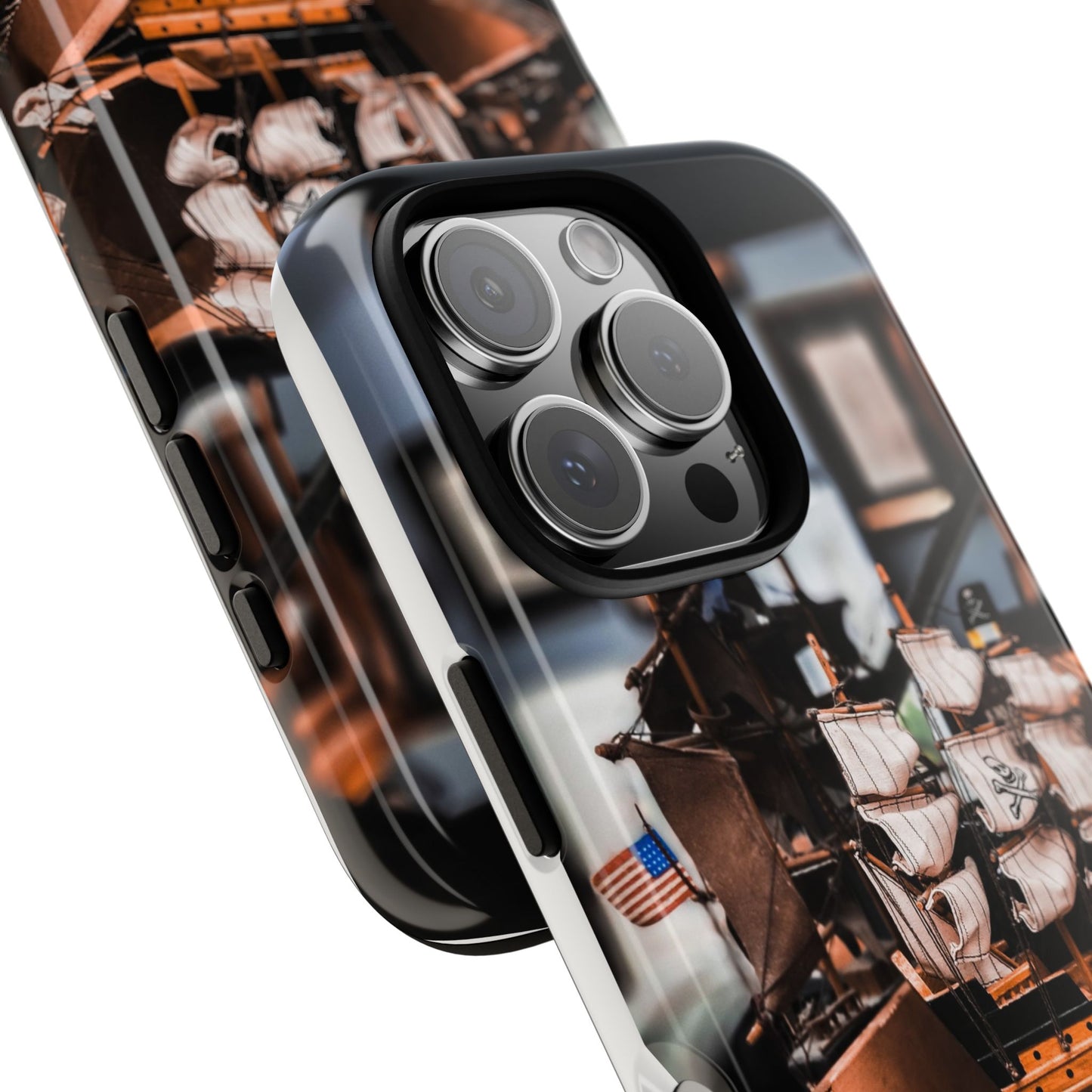 Vintage Ship-Inspired Phone Case, Nautical Design, Tough Phone Cover, Unique Gift for Sea Lovers, Perfect for Summer Adventures