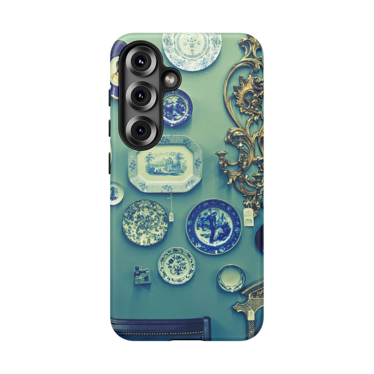 Antique Store Stairwell Phone Case--Vintage Gallery Wall Tough Case