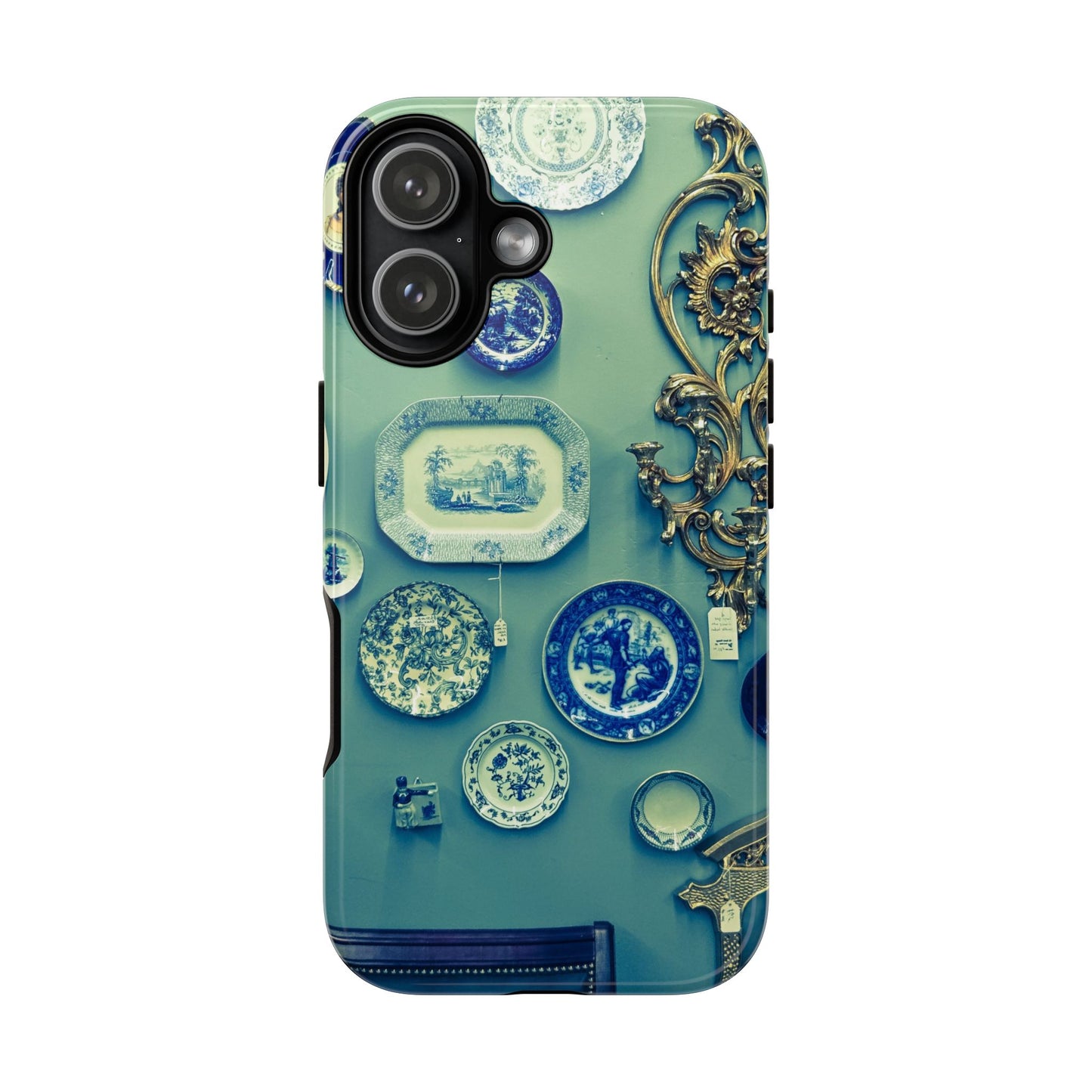 Antique Store Stairwell Phone Case--Vintage Gallery Wall Tough Case