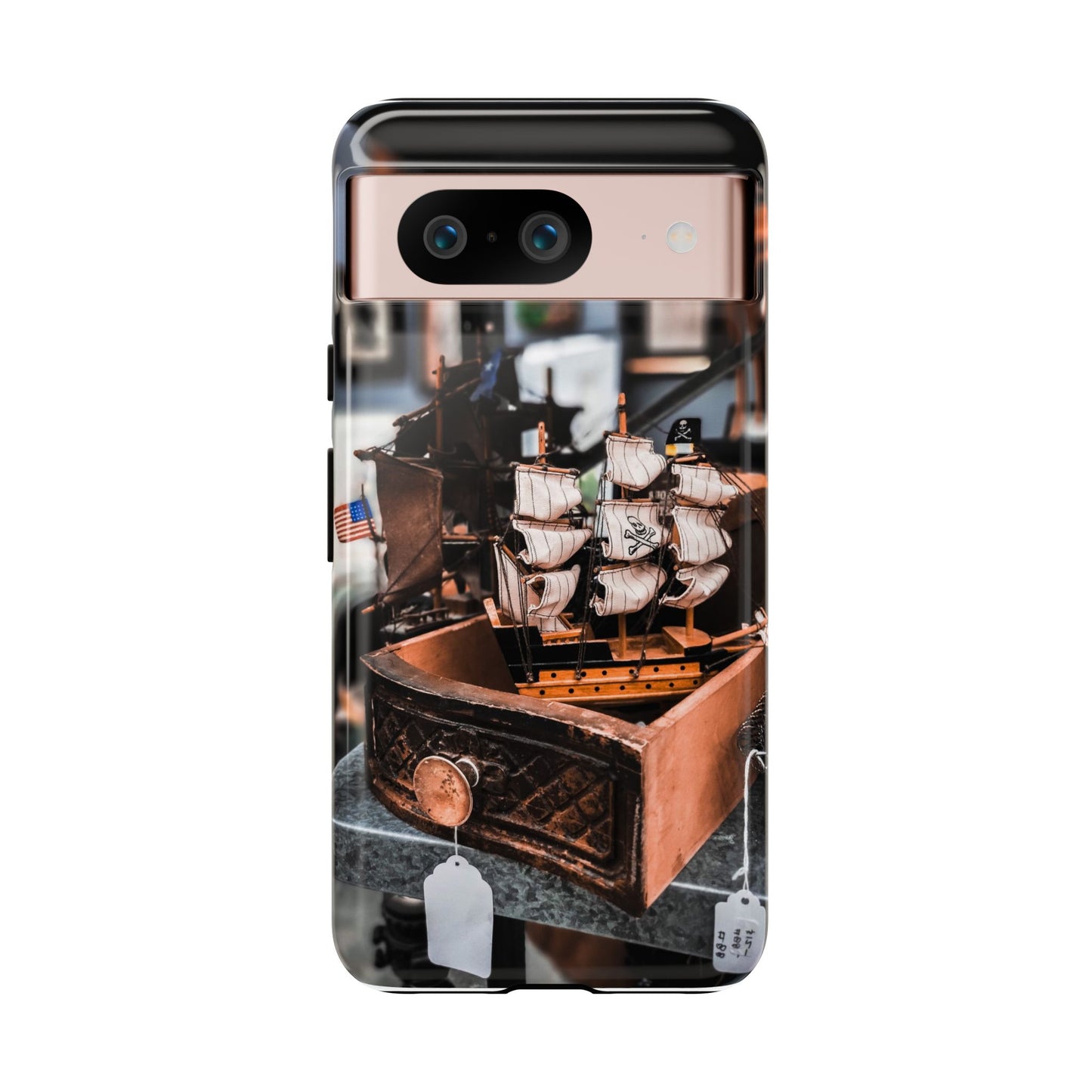 Vintage Ship-Inspired Phone Case, Nautical Design, Tough Phone Cover, Unique Gift for Sea Lovers, Perfect for Summer Adventures