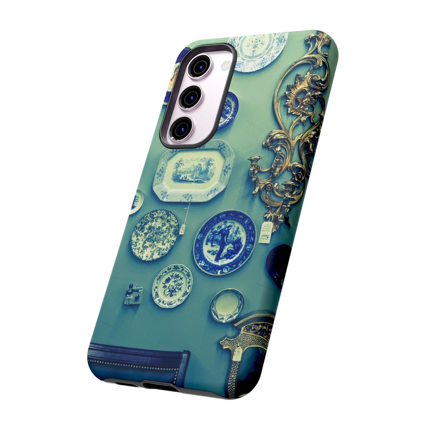 Antique Store Stairwell Phone Case--Vintage Gallery Wall Tough Case