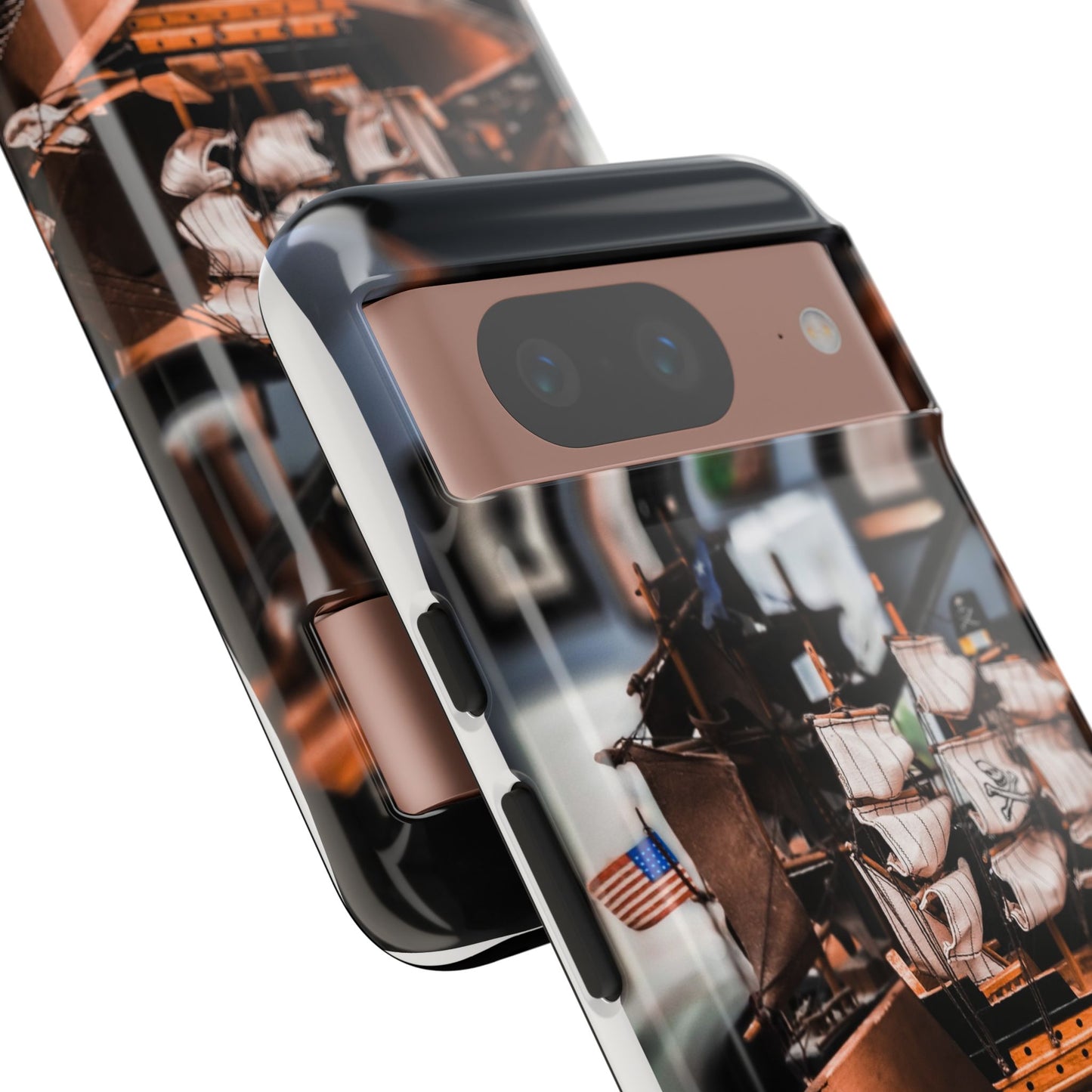 Vintage Ship-Inspired Phone Case, Nautical Design, Tough Phone Cover, Unique Gift for Sea Lovers, Perfect for Summer Adventures