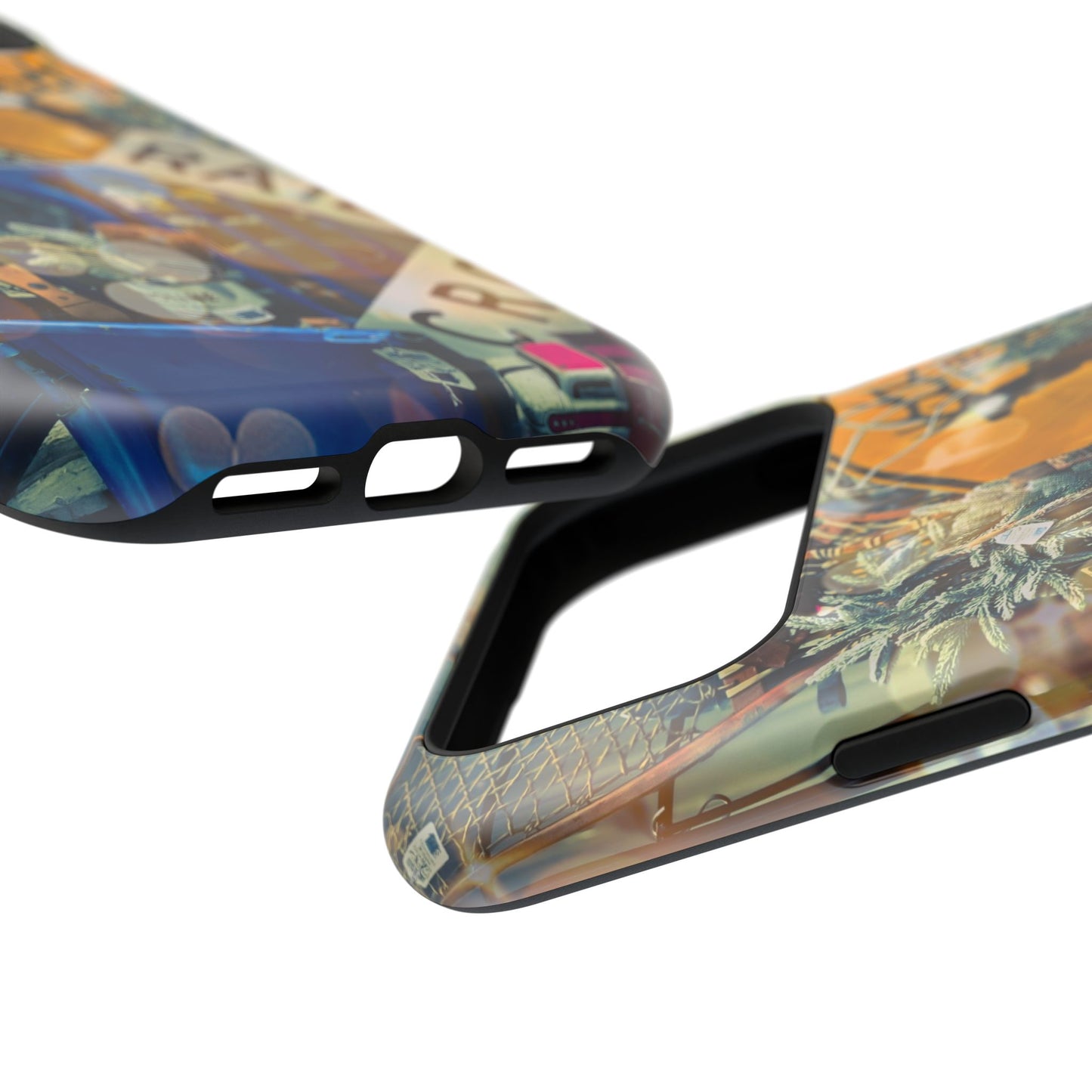 Vintage Railroad Crossing Collage Phone Case