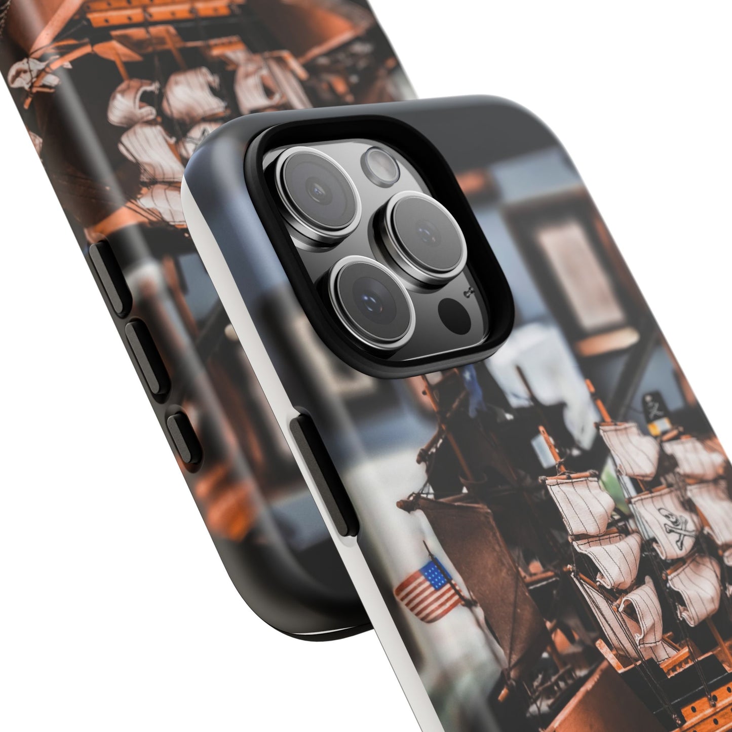 Vintage Ship-Inspired Phone Case, Nautical Design, Tough Phone Cover, Unique Gift for Sea Lovers, Perfect for Summer Adventures