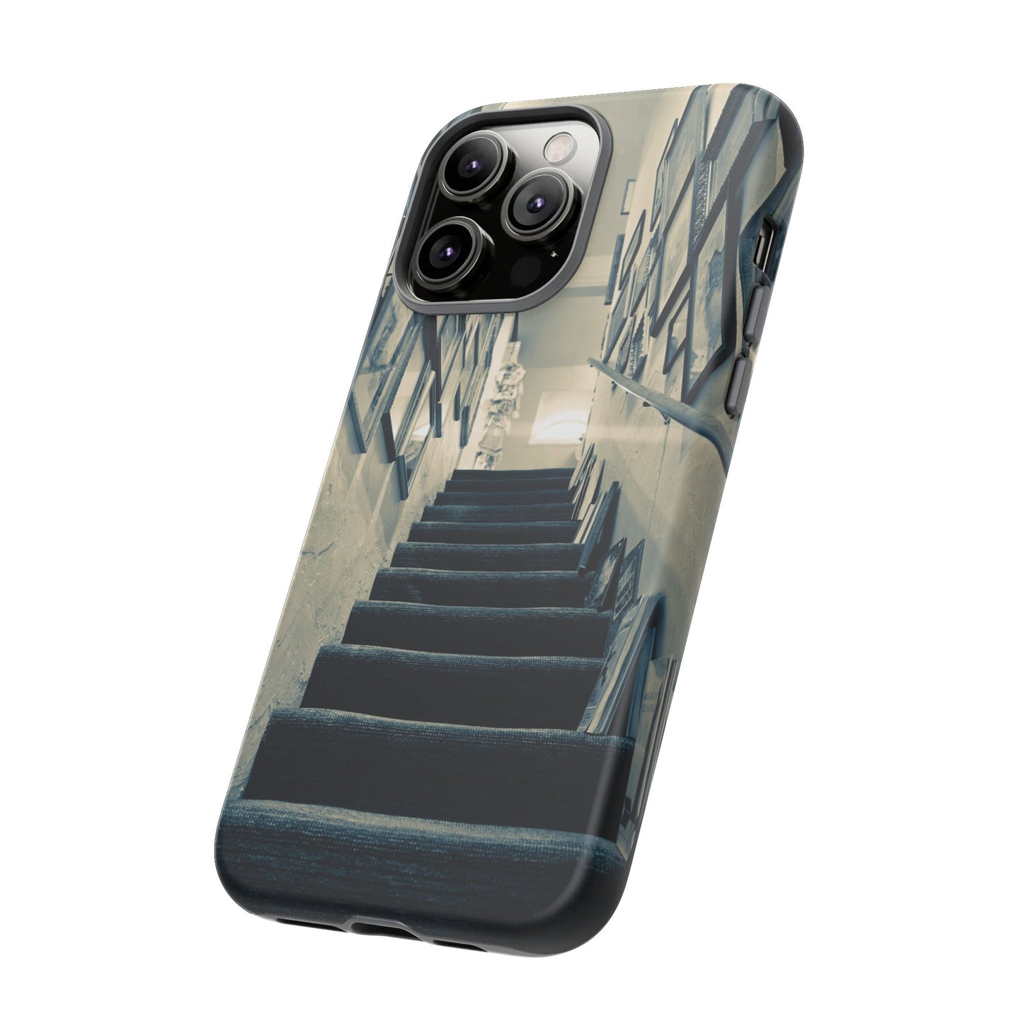 Vintage Boutique Stairway Tough Phone Case, Antique Shop Art Cover for iPhone, Samsung & Google Pixel