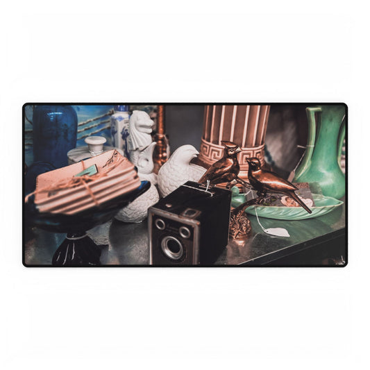 Vintage-Inspired Desk Mat for Home Office, Elegant Workspace Decor, Stylish Desk Accessories, Gift for Creatives, Office Essentials