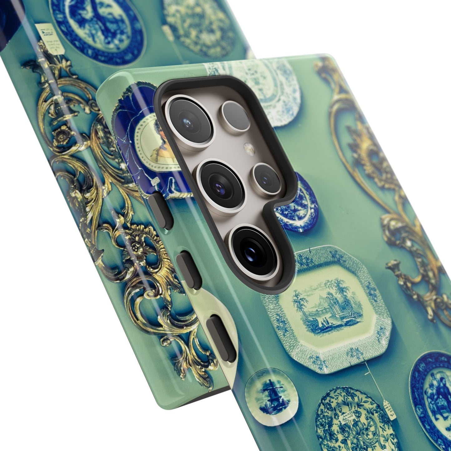 Antique Store Stairwell Phone Case--Vintage Gallery Wall Tough Case