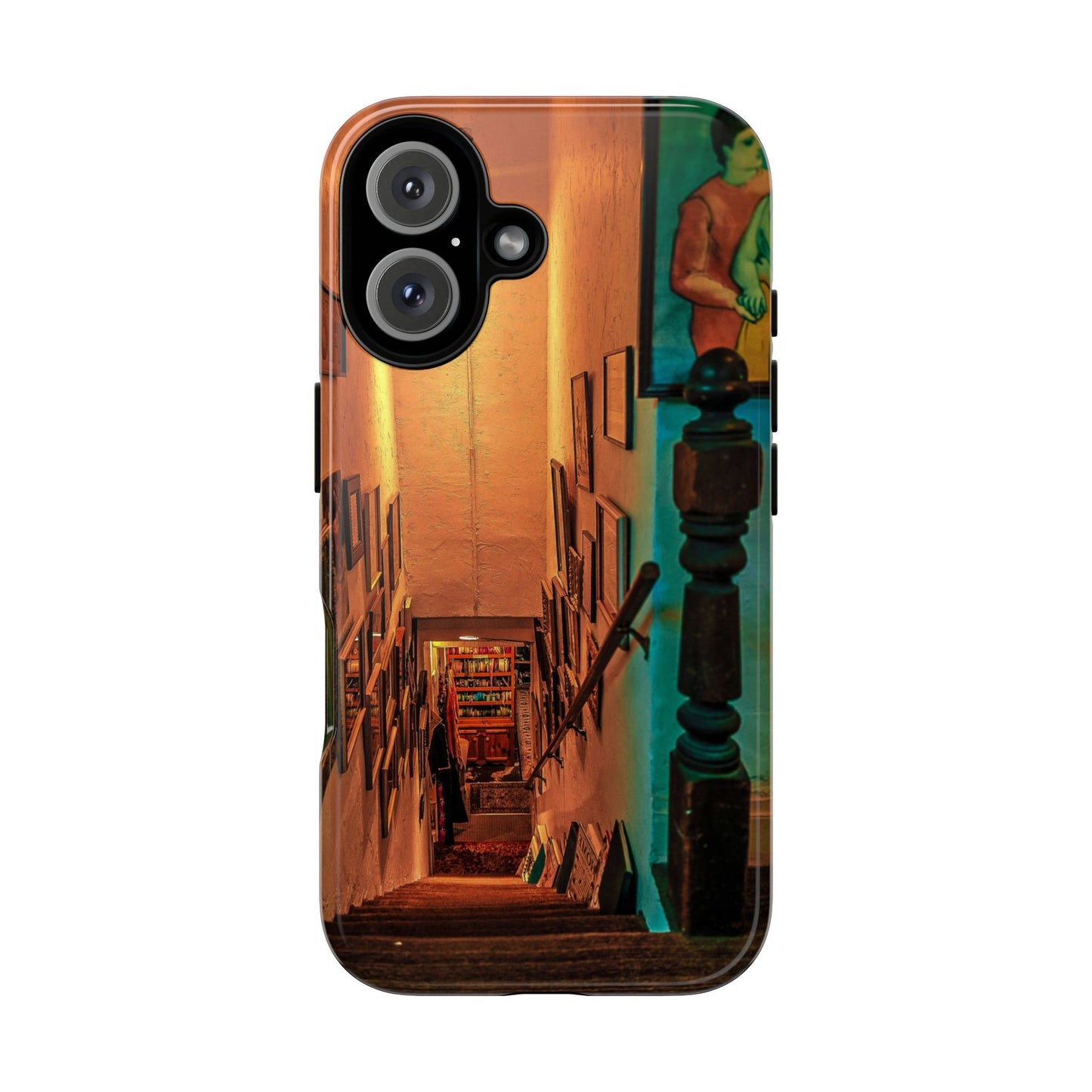 Vintage Gallery Staircase Tough Phone Case--Antique Store Art Phone Cover