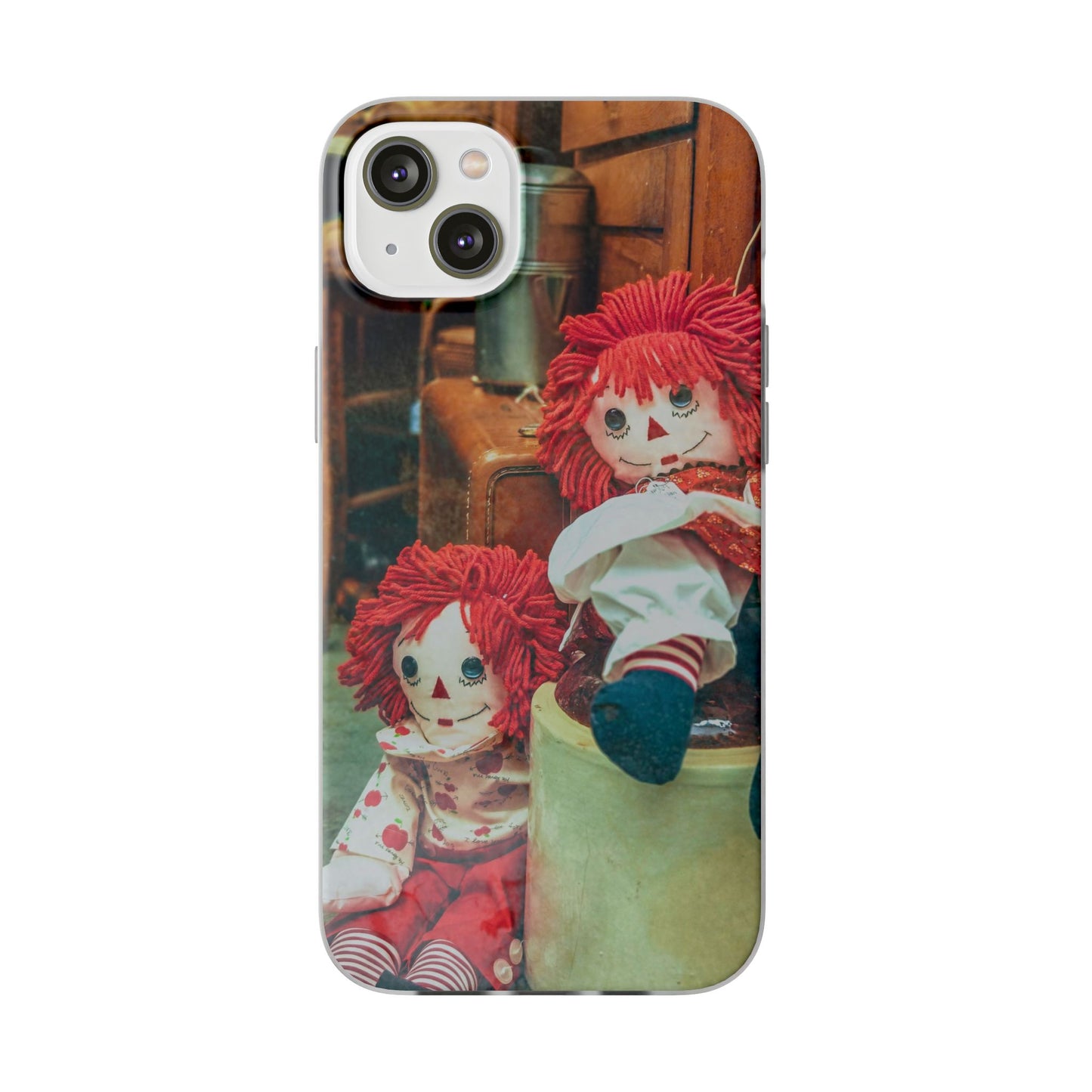 Vintage Doll Phone Cases, Cute Accessory, Gifts for Doll Lovers, Durable Flexi Covers, Fun Phone Protection