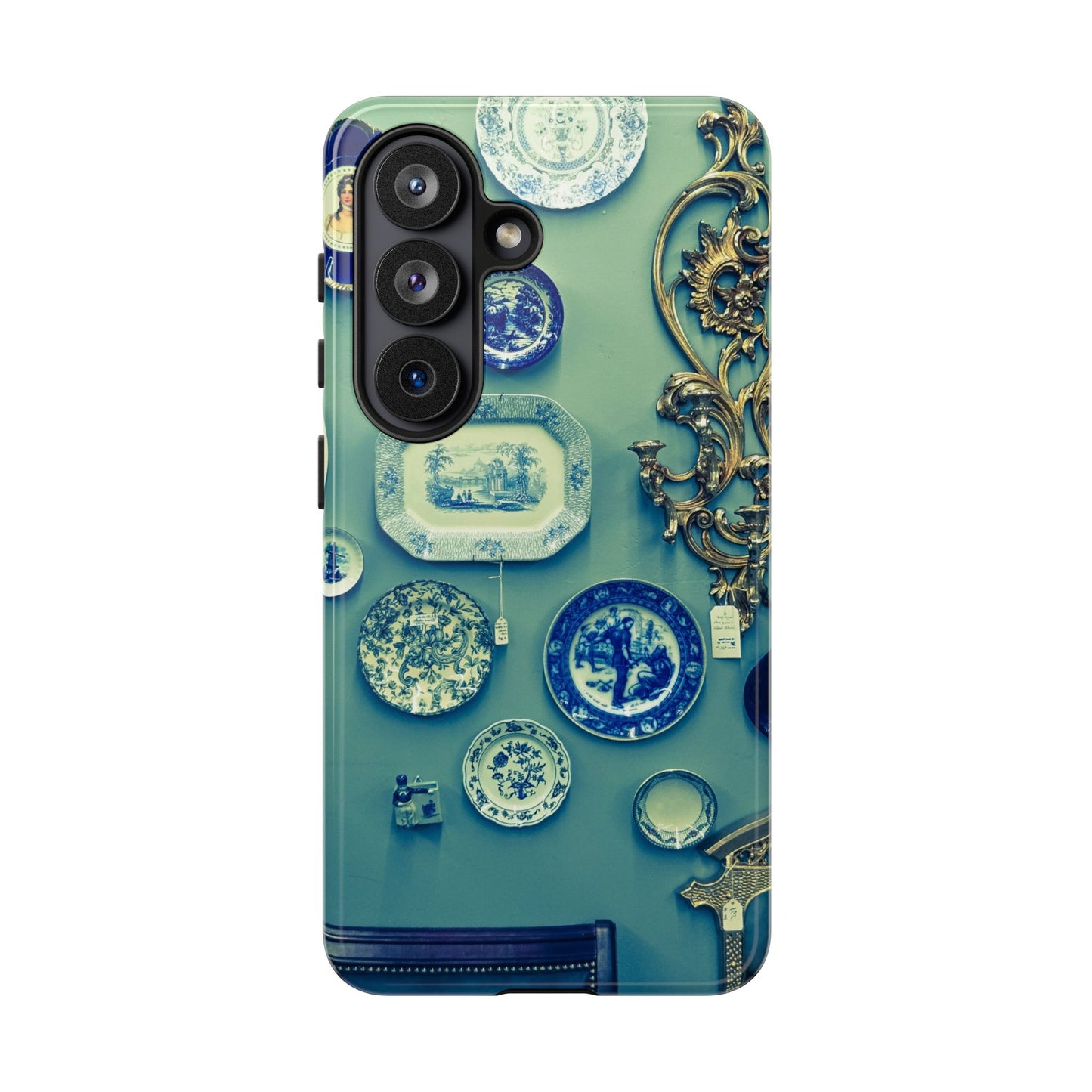 Antique Store Stairwell Phone Case--Vintage Gallery Wall Tough Case