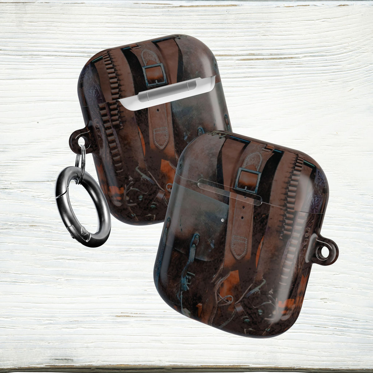 Vintage Western Leather-Look AirPods & AirPods Pro Case – Cowboy Protective Cover