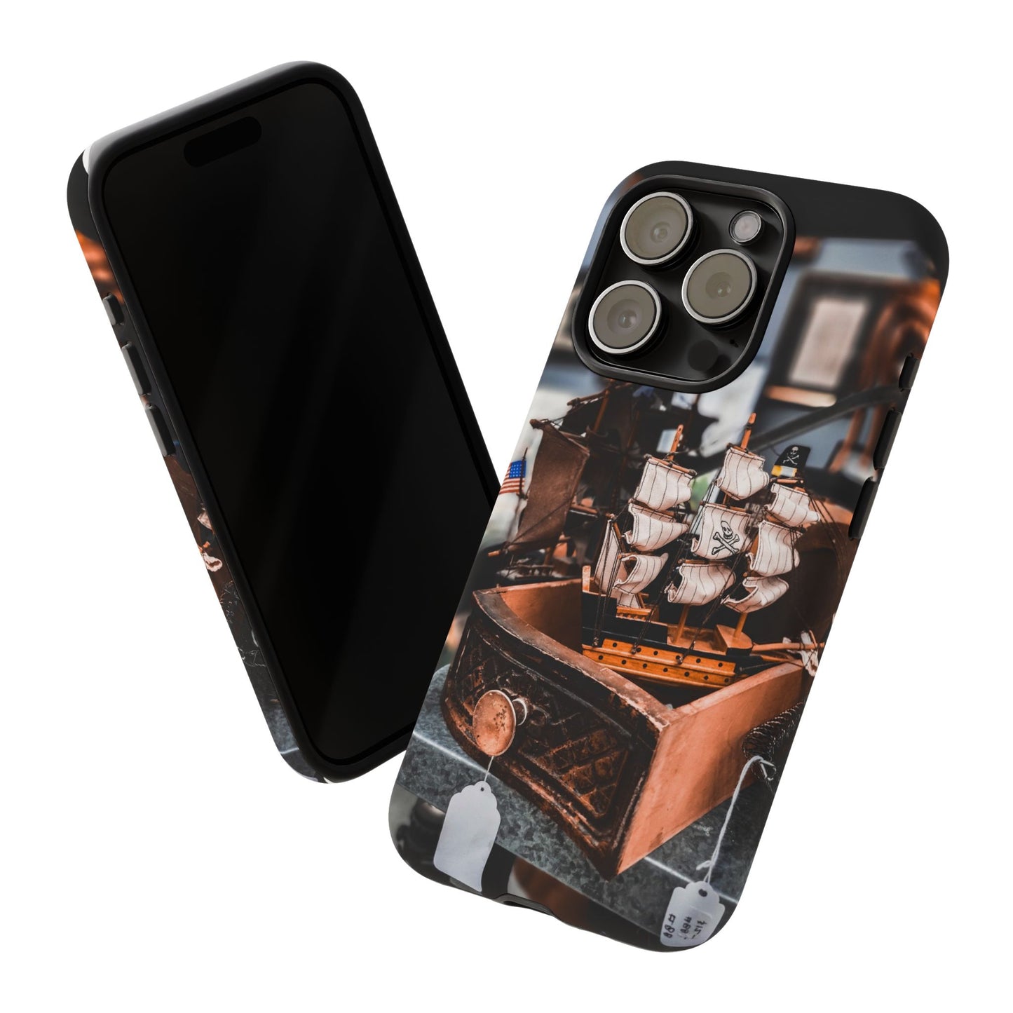 Vintage Ship-Inspired Phone Case, Nautical Design, Tough Phone Cover, Unique Gift for Sea Lovers, Perfect for Summer Adventures