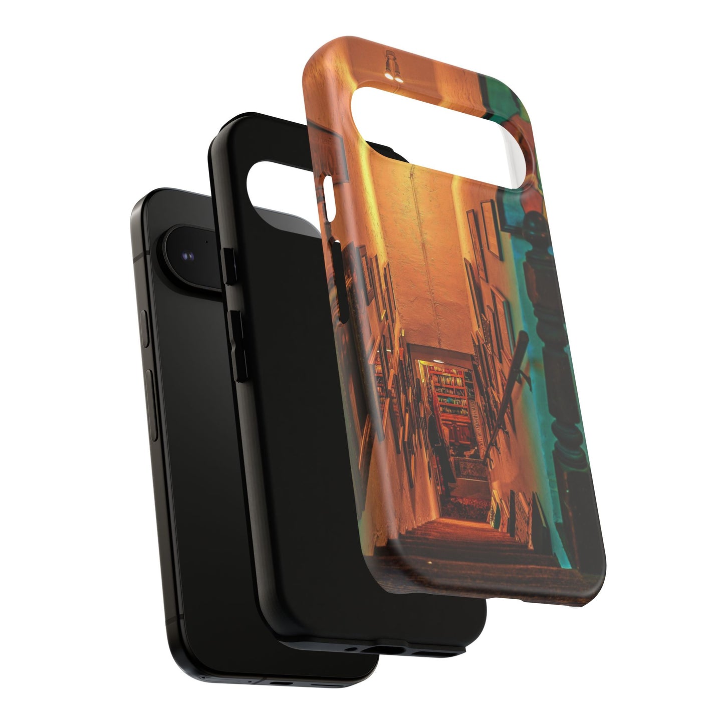 Vintage Gallery Staircase Tough Phone Case--Antique Store Art Phone Cover
