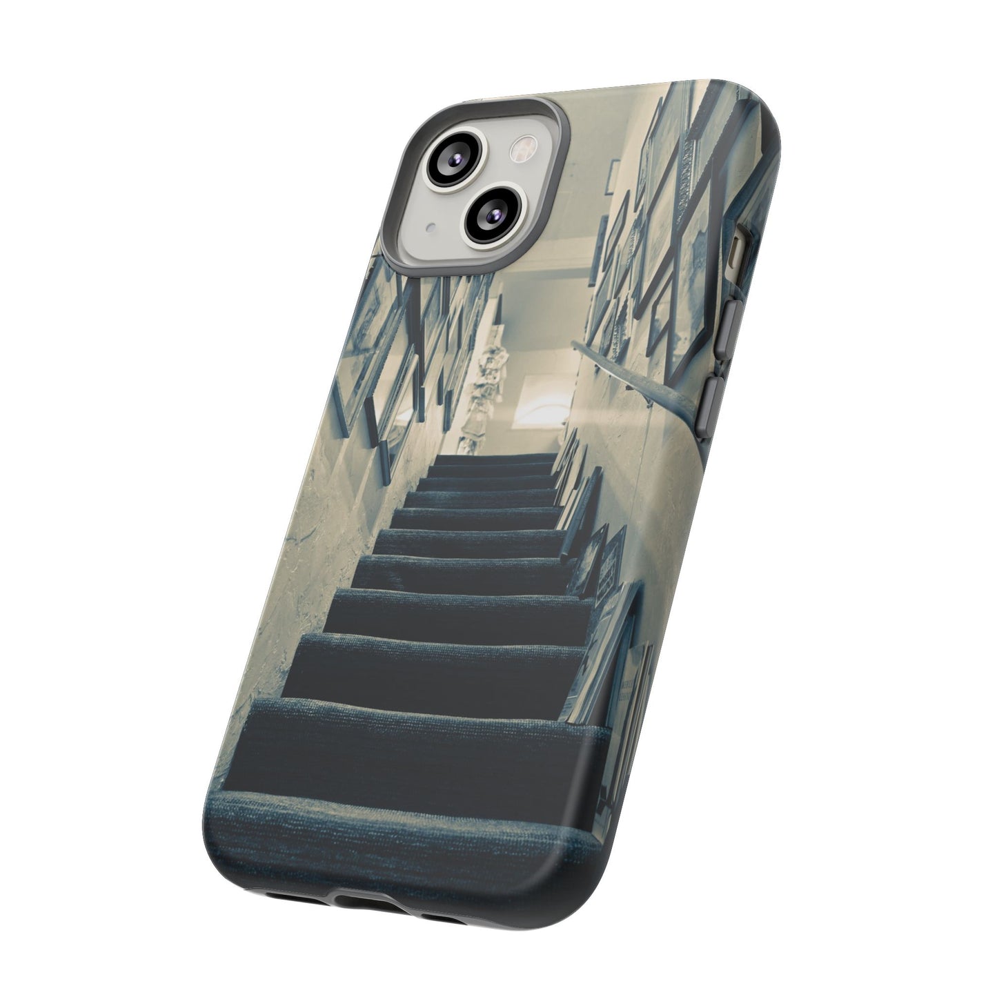 Vintage Boutique Stairway Tough Phone Case, Antique Shop Art Cover for iPhone, Samsung & Google Pixel