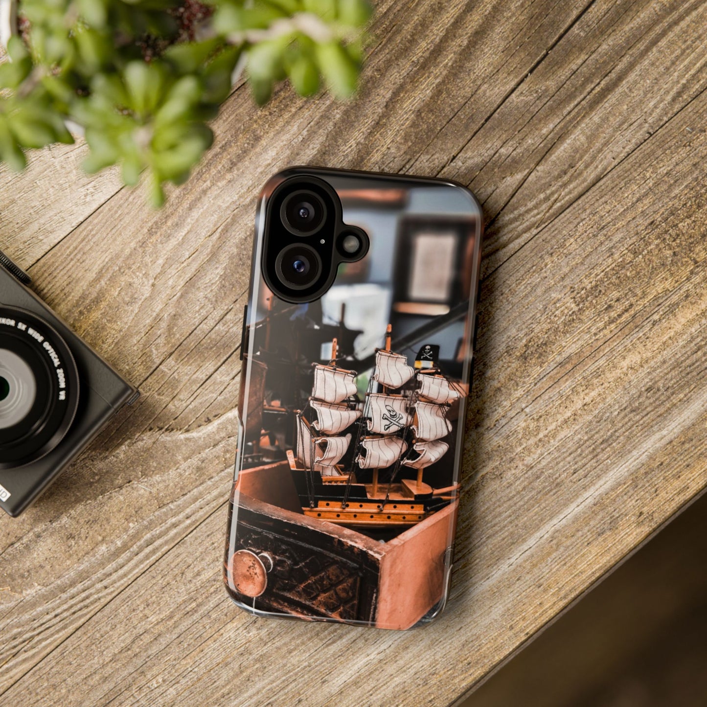 Vintage Ship-Inspired Phone Case, Nautical Design, Tough Phone Cover, Unique Gift for Sea Lovers, Perfect for Summer Adventures