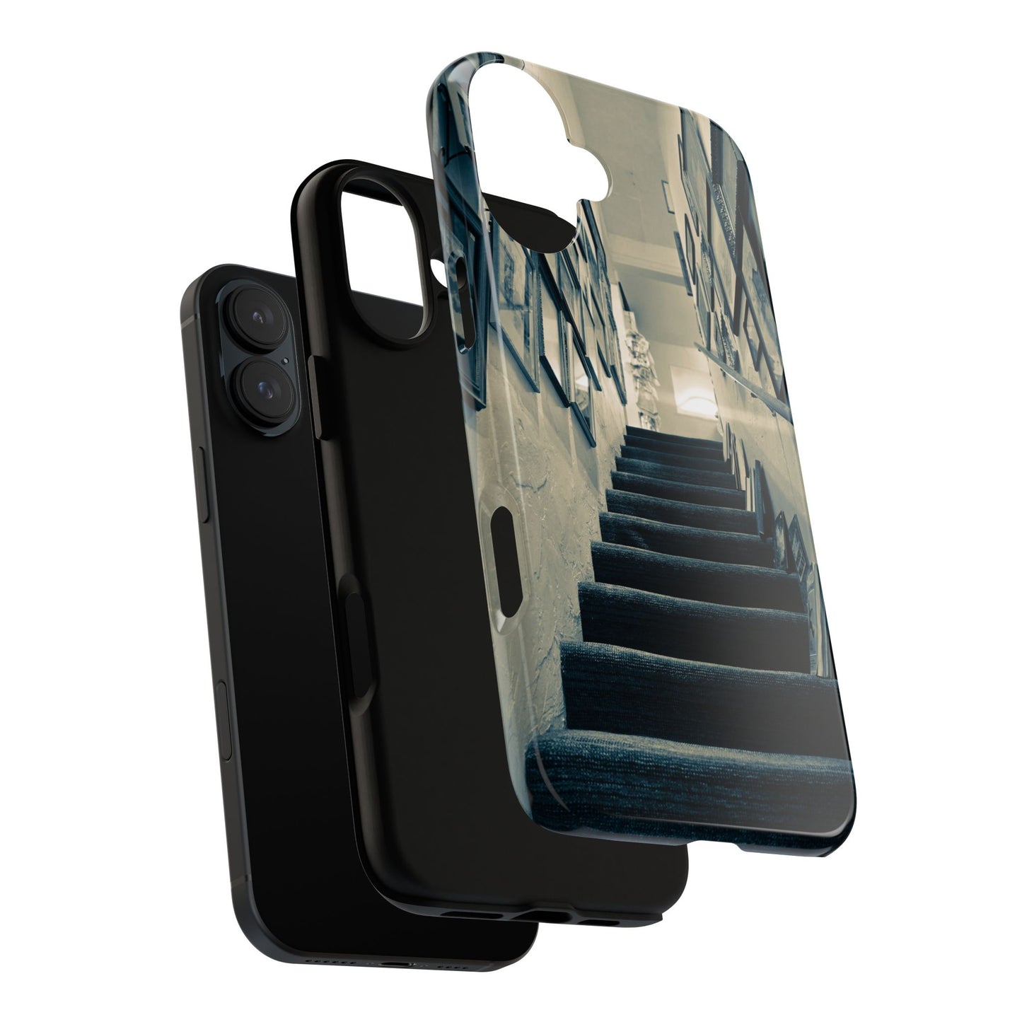Vintage Boutique Stairway Tough Phone Case, Antique Shop Art Cover for iPhone, Samsung & Google Pixel