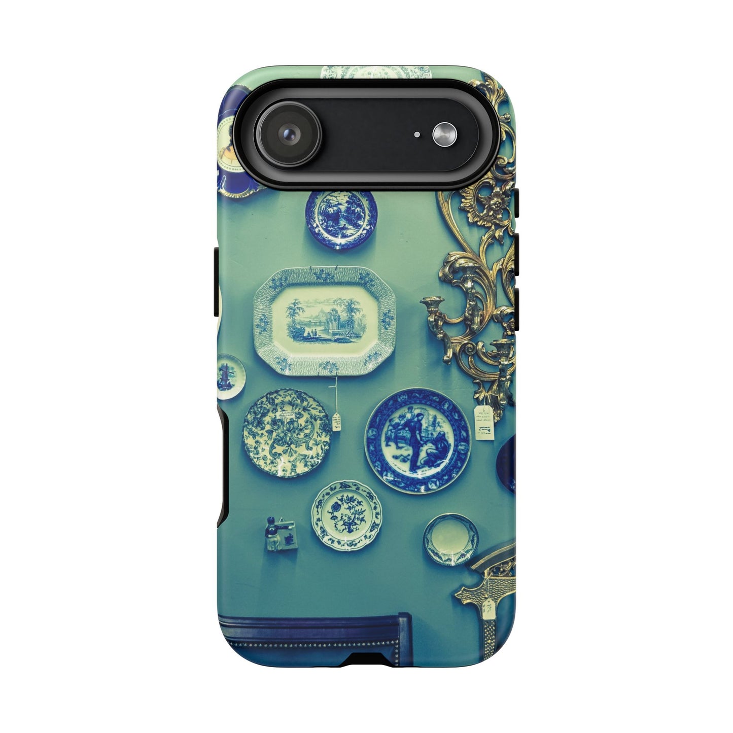 Antique Store Stairwell Phone Case--Vintage Gallery Wall Tough Case