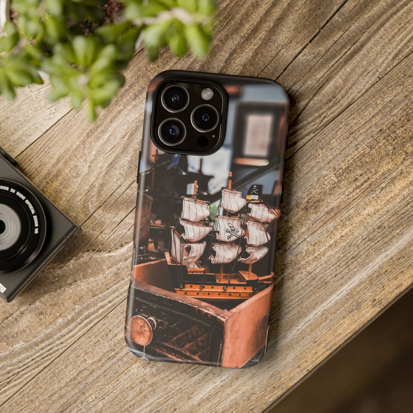 Vintage Ship-Inspired Phone Case, Nautical Design, Tough Phone Cover, Unique Gift for Sea Lovers, Perfect for Summer Adventures