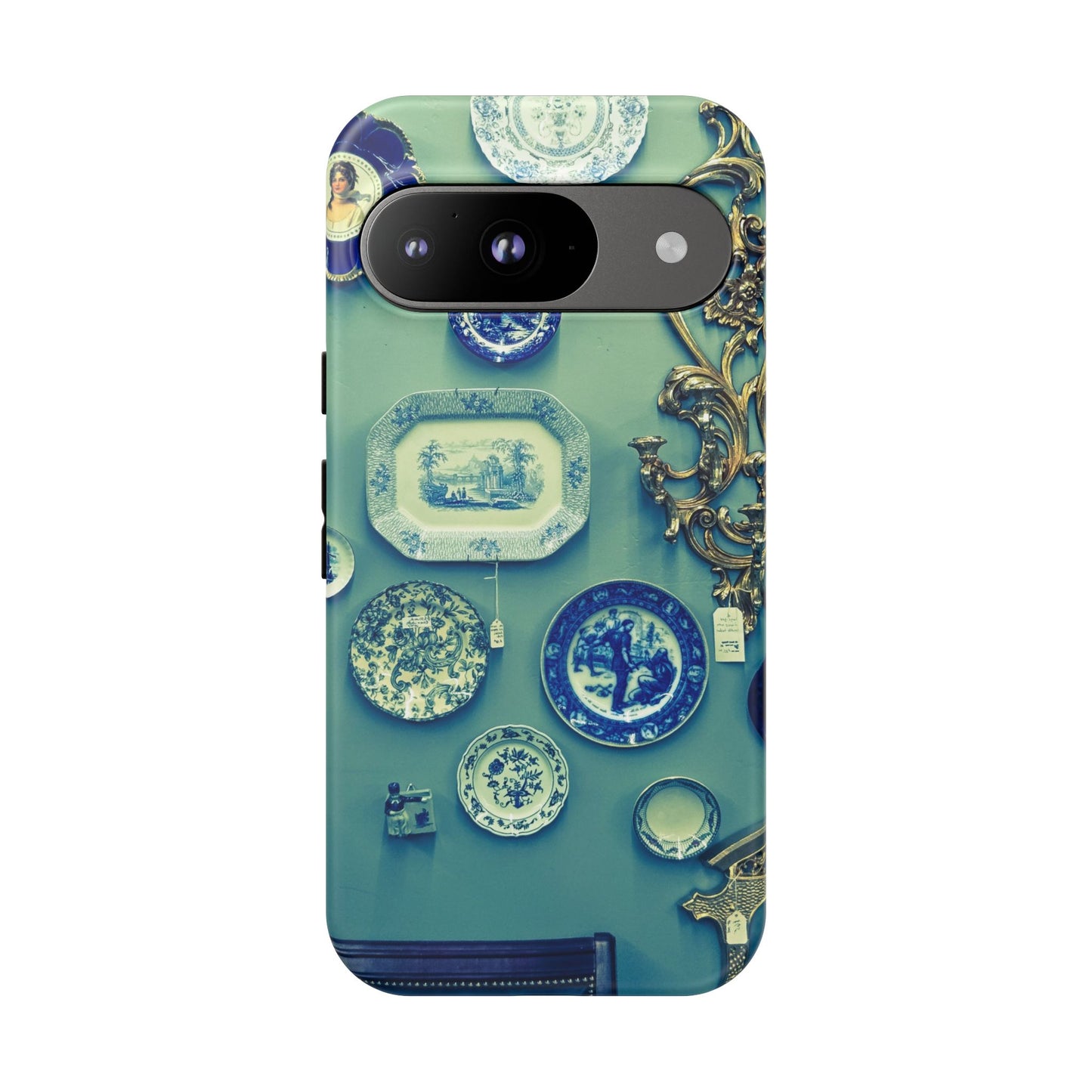 Antique Store Stairwell Phone Case--Vintage Gallery Wall Tough Case