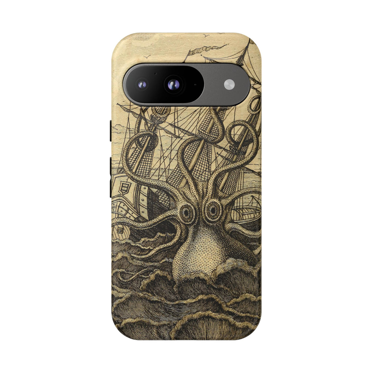 Vintage Kraken Tough Phone Case – Nautical Sea Monster Graphic
