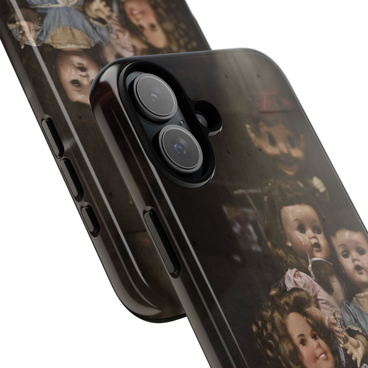Personalized Creepy Doll Tough Phone Case – Gothic Vintage Graphic