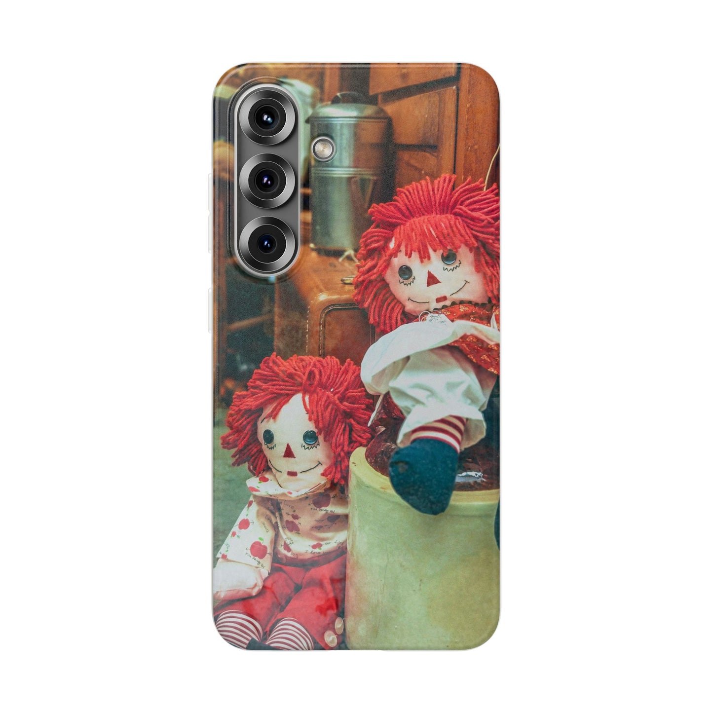 Vintage Doll Phone Cases, Cute Accessory, Gifts for Doll Lovers, Durable Flexi Covers, Fun Phone Protection