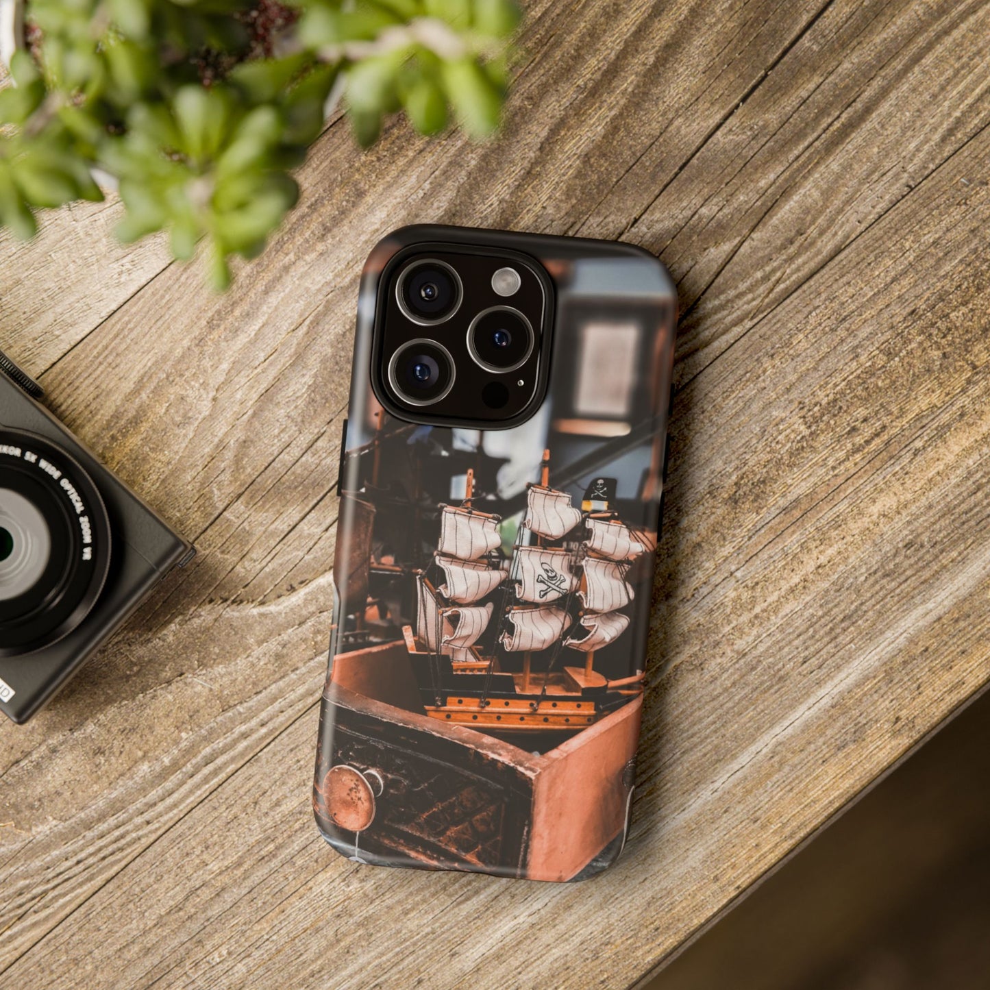 Vintage Ship-Inspired Phone Case, Nautical Design, Tough Phone Cover, Unique Gift for Sea Lovers, Perfect for Summer Adventures