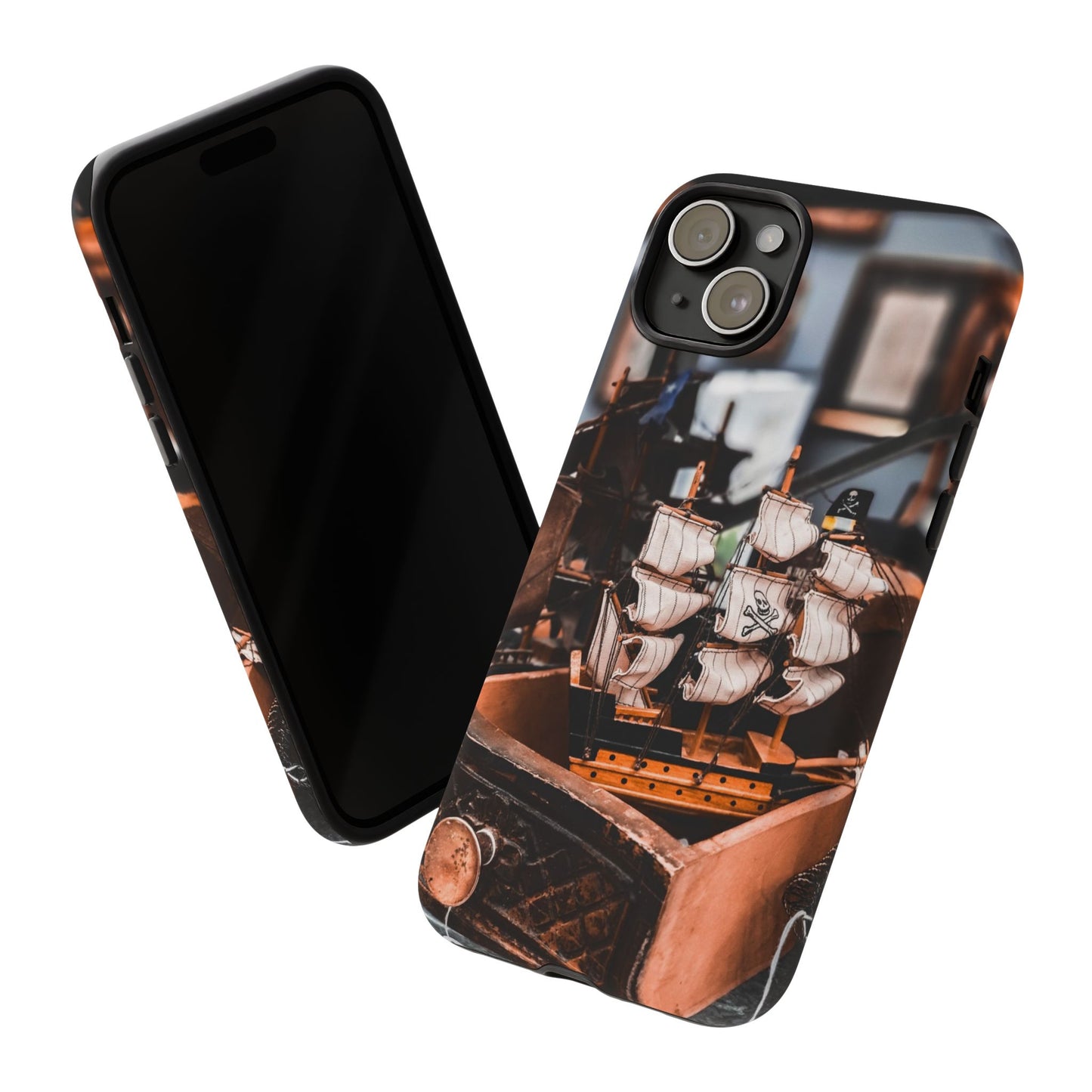 Vintage Ship-Inspired Phone Case, Nautical Design, Tough Phone Cover, Unique Gift for Sea Lovers, Perfect for Summer Adventures