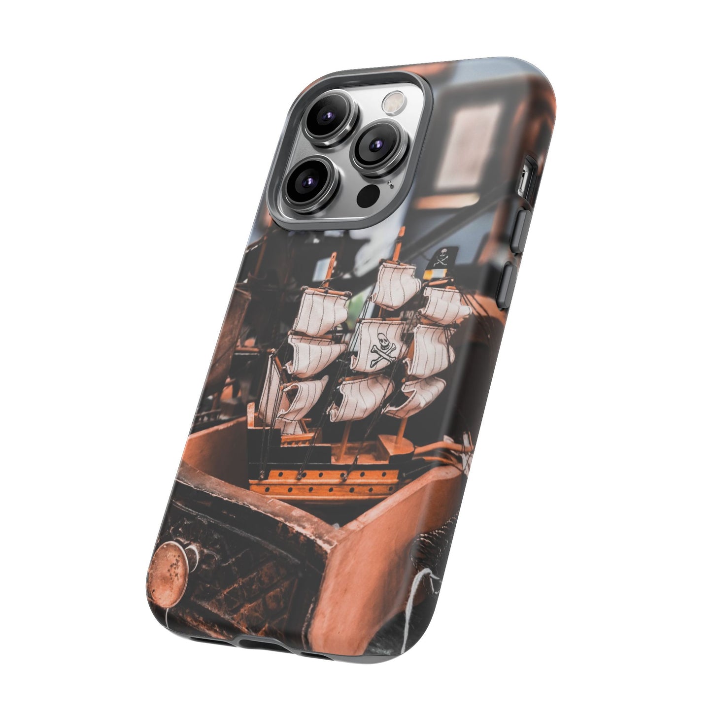 Vintage Ship-Inspired Phone Case, Nautical Design, Tough Phone Cover, Unique Gift for Sea Lovers, Perfect for Summer Adventures